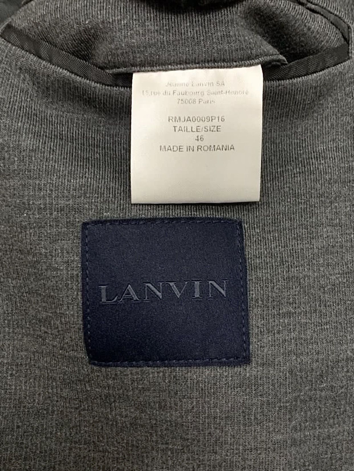Lanvin LANVIN LUCAS OSSENDRIJVER SINGLE SNAP BUTTON BLAZER JACKET Size US S / EU 44-46 / 1 - 2 Thumbnail