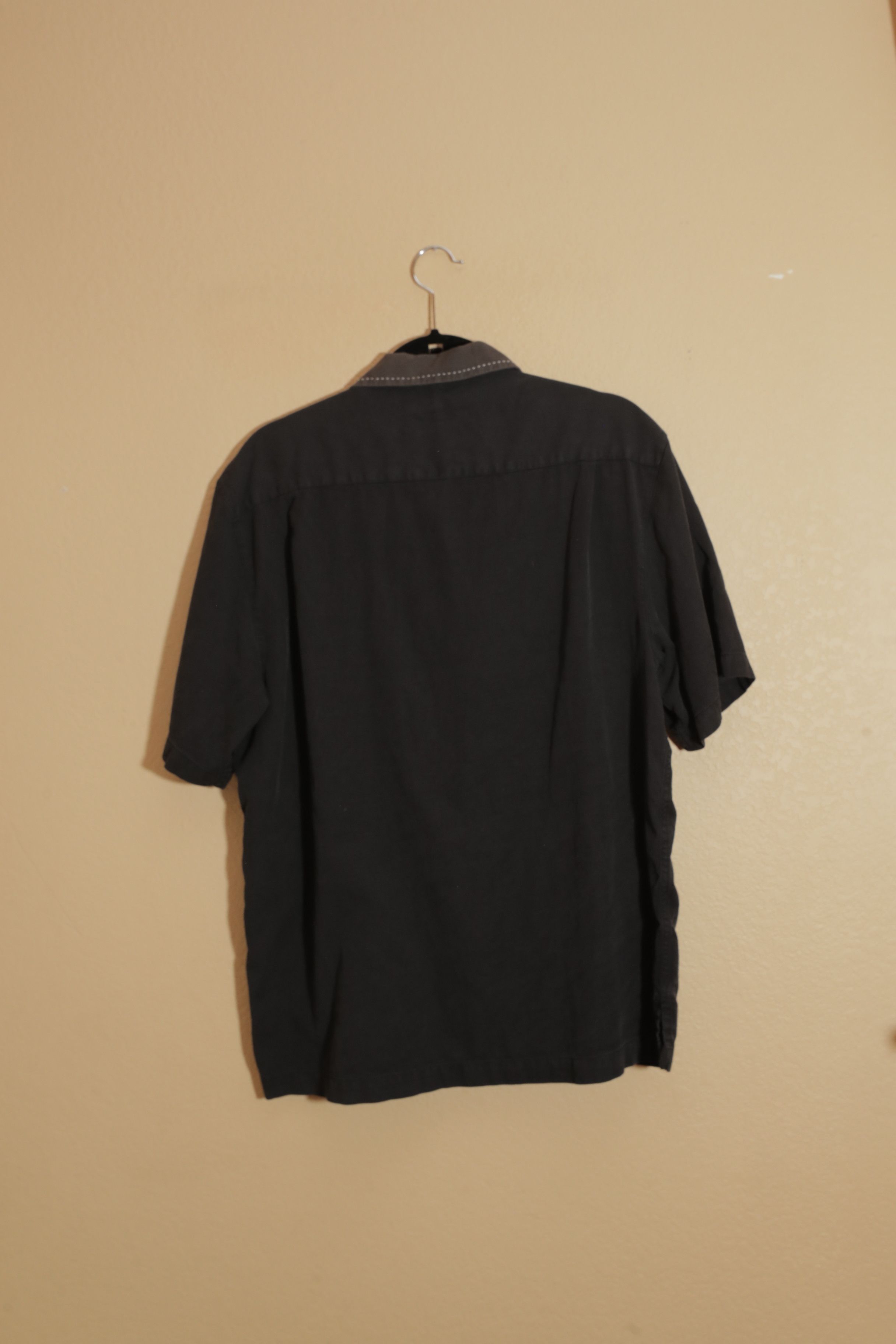Caribbean Caribbean Silk Blend Short Sleeve Button Up (L) Size US L / EU 52-54 / 3 - 2 Thumbnail