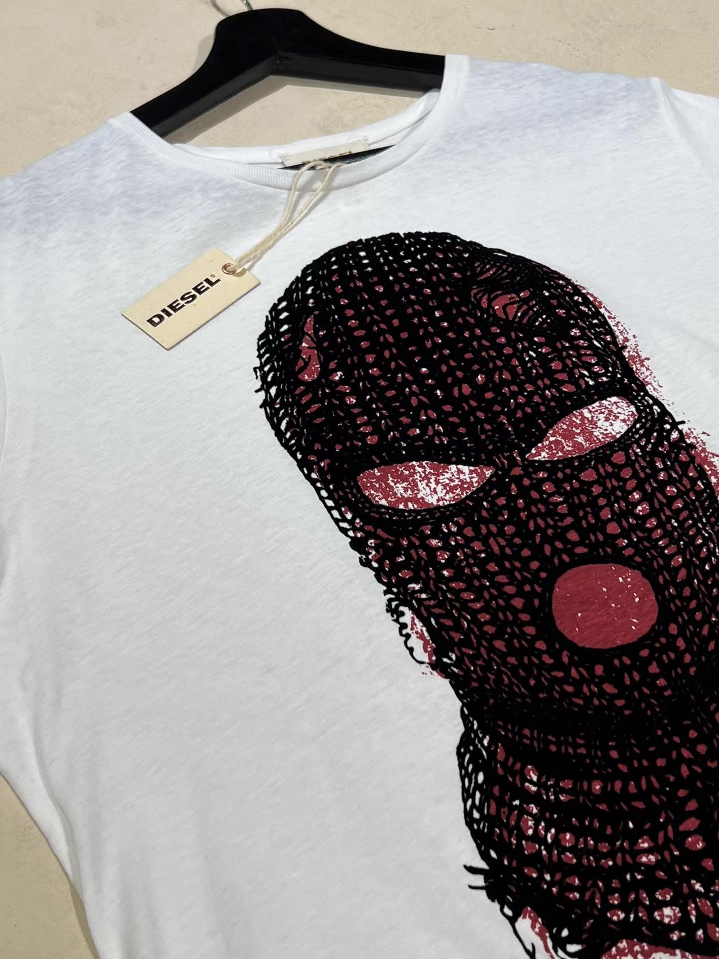 Diesel Diesel Masked Figure Short Sleeve Tee Q13 Size US L / EU 52-54 / 3 - 4 Thumbnail