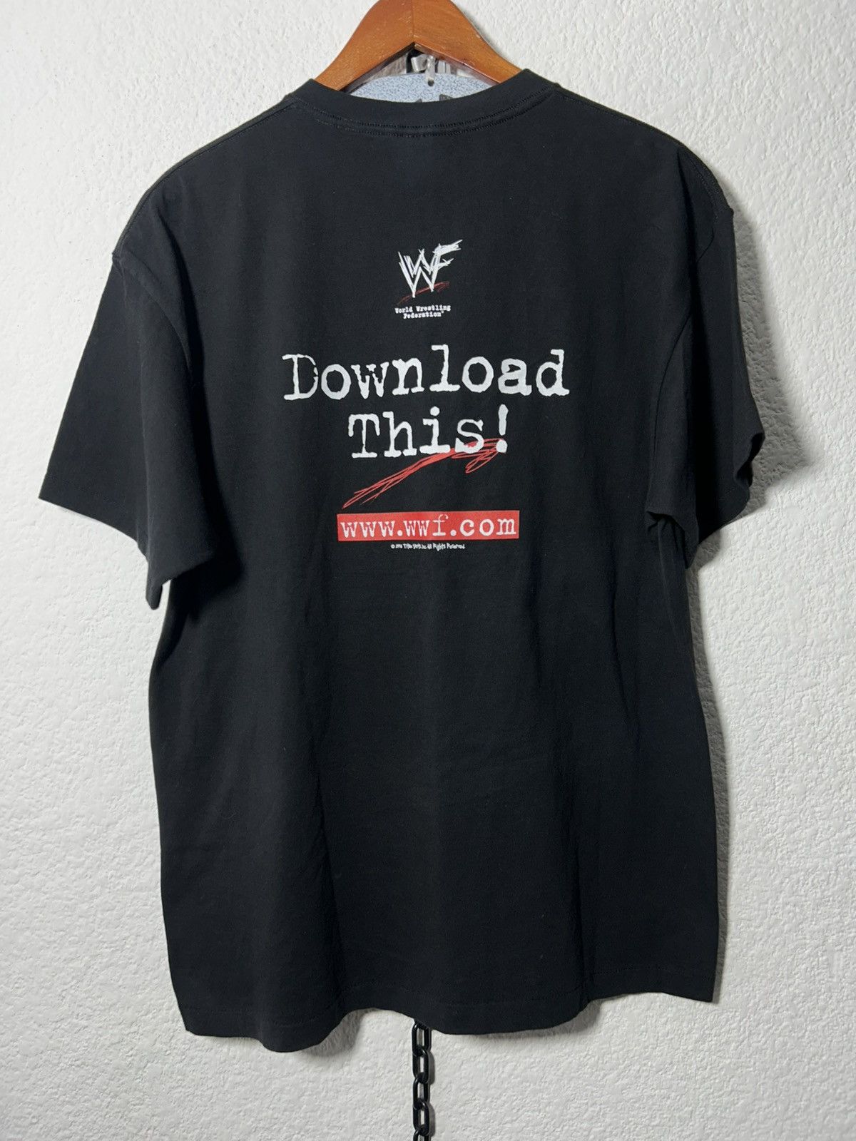 Vintage × WWE × WWF 1998 WWF.COM Downland This! Rare Crew Tee Size US XL / EU 56 / 4 - 1 Thumbnail