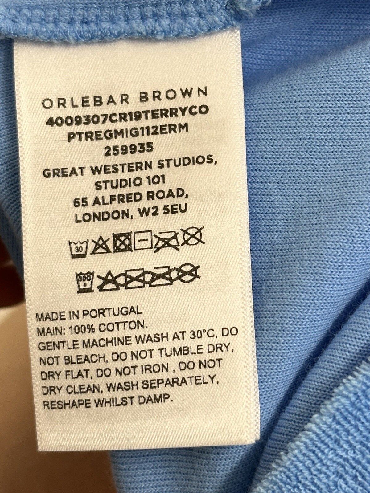 Orlebar Brown Men's Orlebar Brown Collared Golf Terry Polo Shirt Size US S / EU 44-46 / 1 - 13 Thumbnail