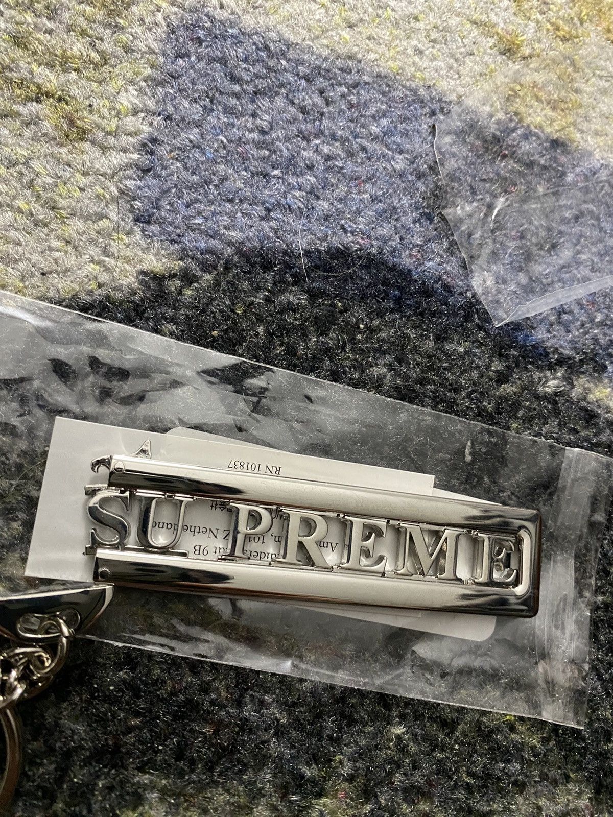 Supreme Supreme Slide Keychain Silver Size ONE SIZE - 2 Thumbnail