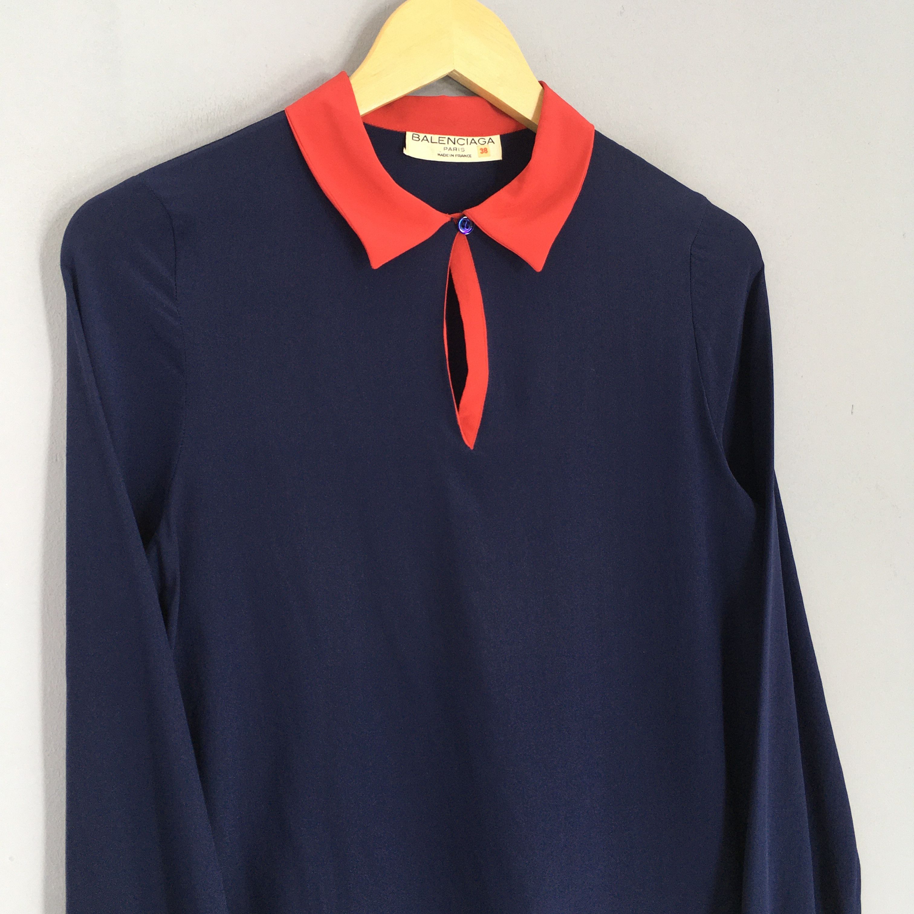 Balenciaga Vintage Balenciaga Paris Top Blouse Women Small Size S / US 4 / IT 40 - 3 Thumbnail