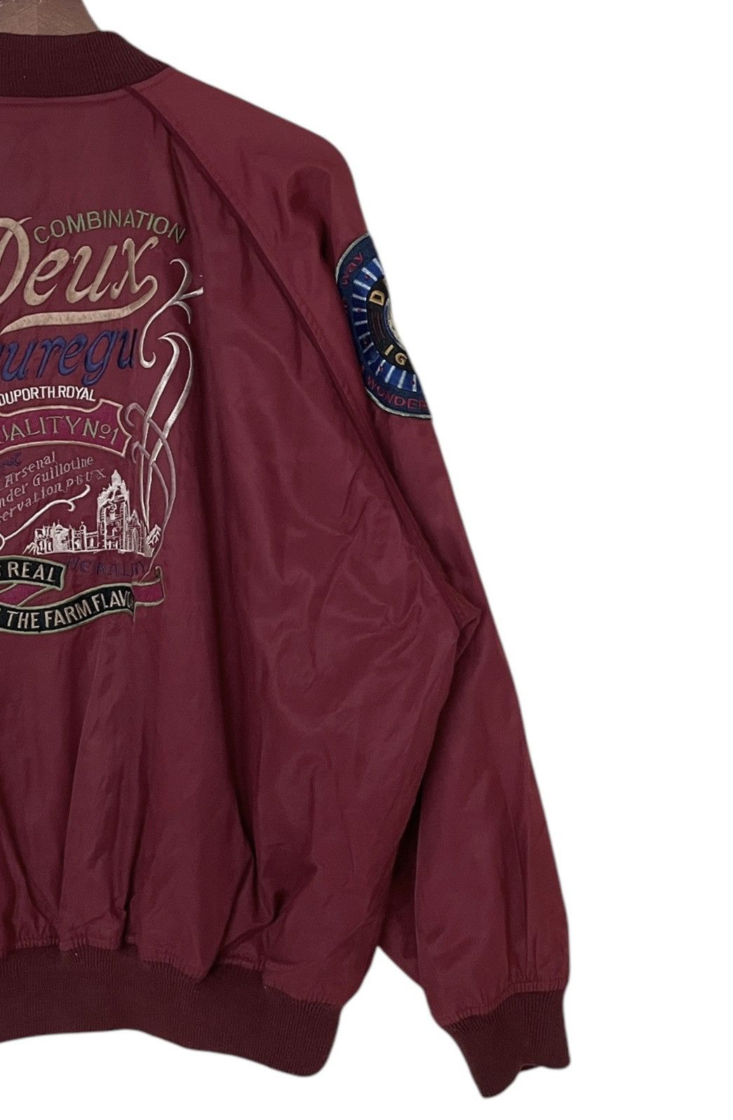 Vintage Vintage Racing Brand Deux Bomber Jacket 1990s Size US L / EU 52-54 / 3 - 6 Thumbnail