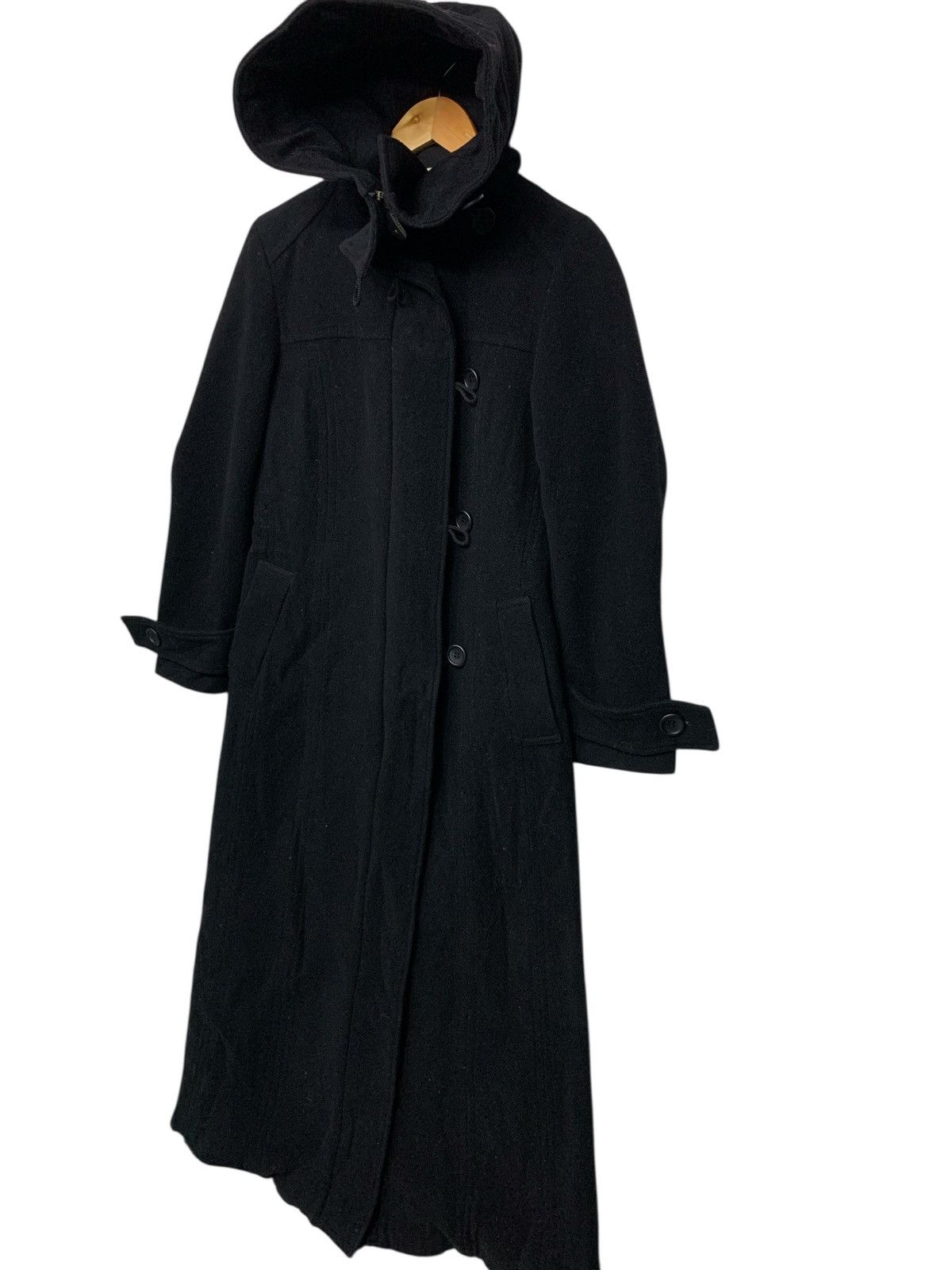 ATSURO TAYAMA × Designer × Japanese Brand Very Rare‼️Atsuro Tayama Hoodie Wool Long Jacket Zipper Down Size S / US 4 / IT 40 - 2 Thumbnail