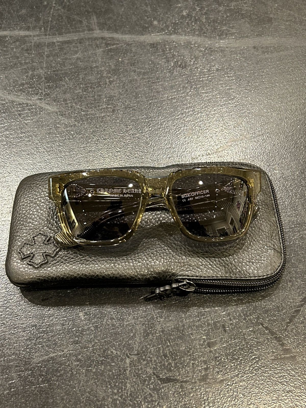 Chrome Hearts Chrome Hearts ‘Box Officer’ Sunglasses Size ONE SIZE - 8 Thumbnail
