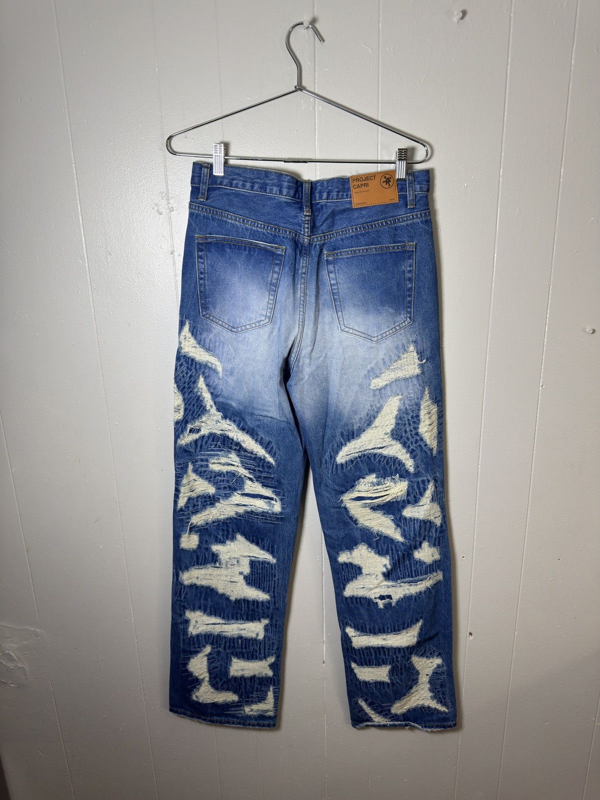 Other Project Capri Distressed Wide Leg Jeans Size US 32 / EU 48 - 2 Thumbnail