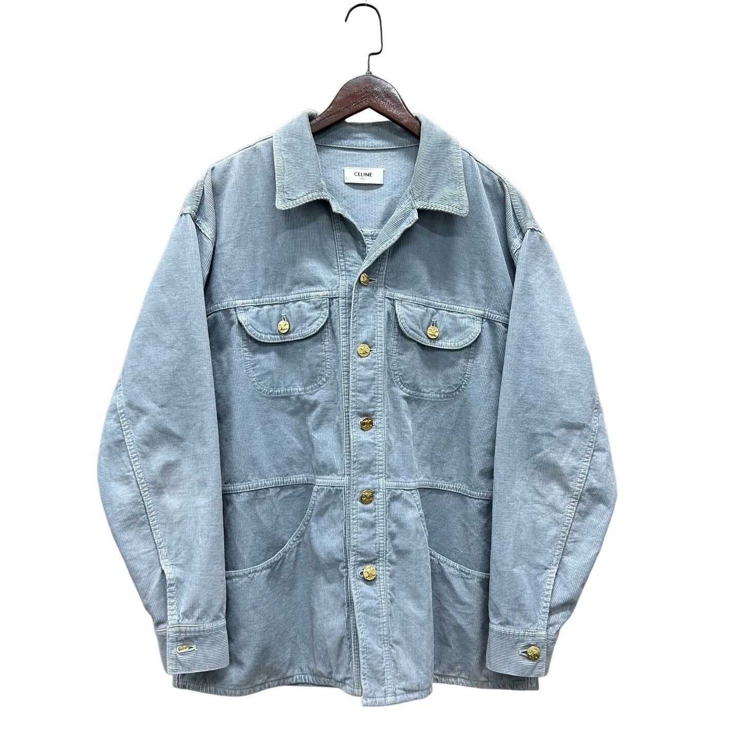 Celine Celine Corduroy Four Pocket Shirt Jacket Size M Size US M / EU 48-50 / 2 - 1 Thumbnail