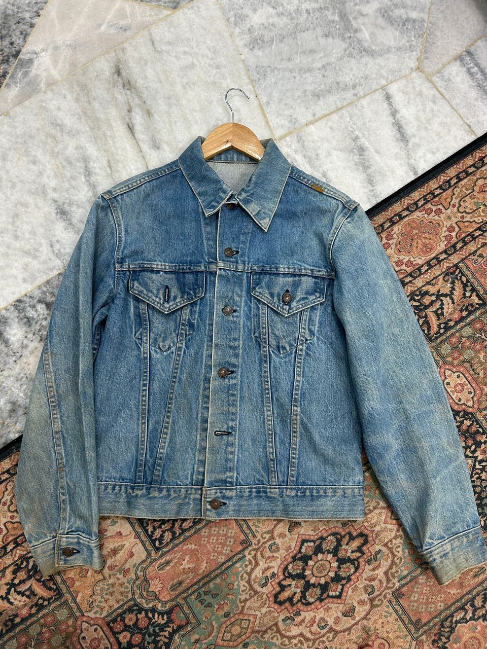 Levi's Vintage Levis Trucker Jacket 1970’s size 40 Size US M / EU 48-50 / 2 - 1 Thumbnail