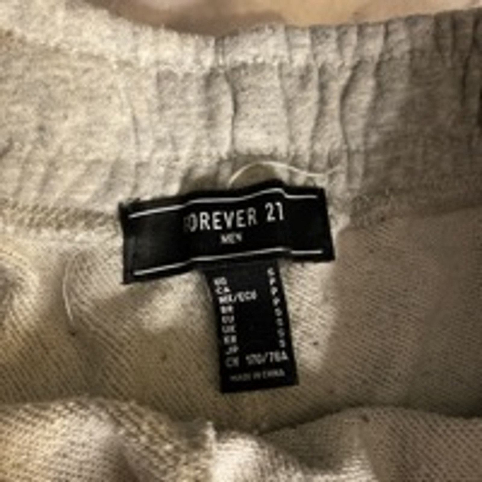 Forever 21 Forever 21 Men’s Gray Sweat Shorts S Comfy Casual Loungewear Size US 26 / EU 42 - 3 Thumbnail