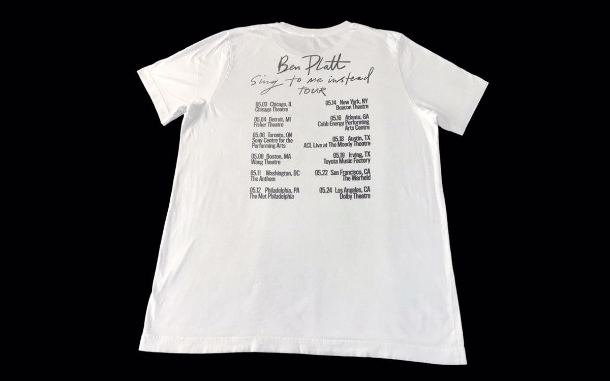 Other Ben Platt Sing Me To Instead Tour 05 Printed Tee Size US L / EU 52-54 / 3 - 2 Thumbnail