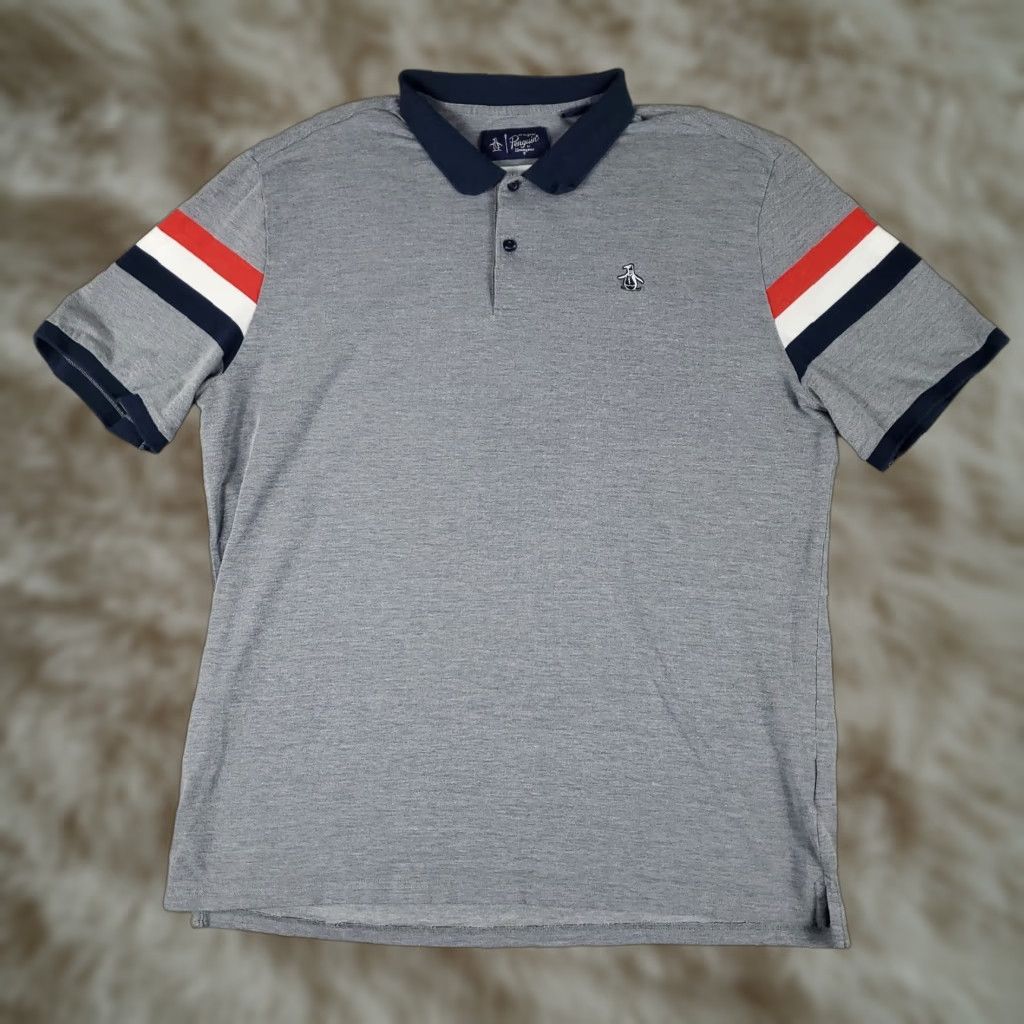 Vintage Penguin Polo Shirt Mens Size XL Blue Casual Short Sleeve Adult Size US XL / EU 56 / 4 - 1 Thumbnail
