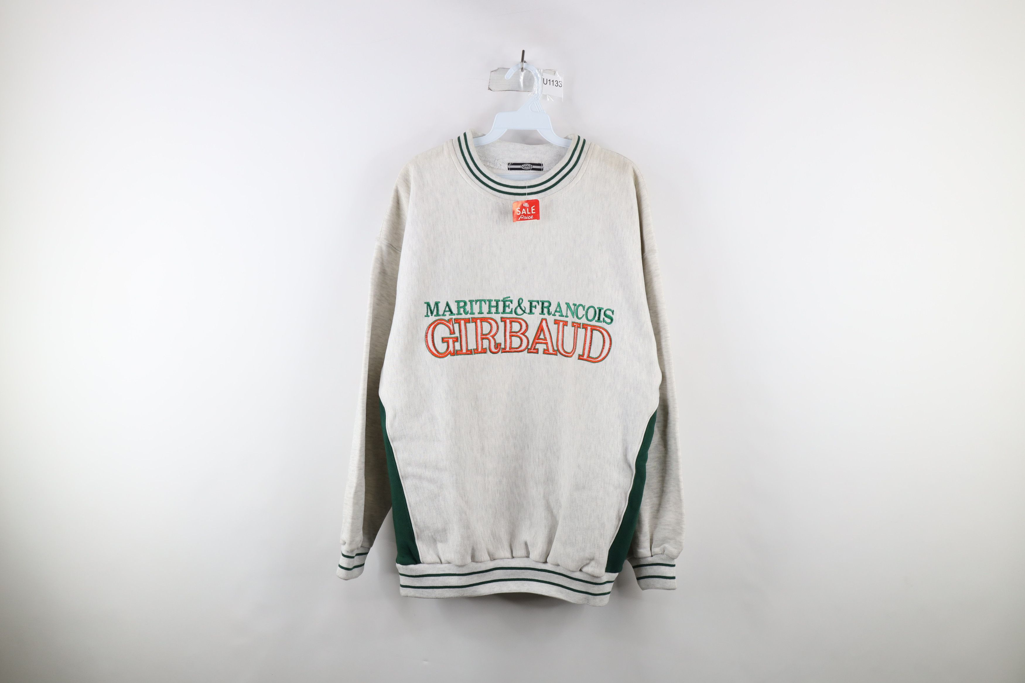 Marithe + Francois Girbaud × Vintage Deadstock Vintage 90s Marithe Francois Girbaud Sweatshirt Size US L / EU 52-54 / 3 - 1 Thumbnail