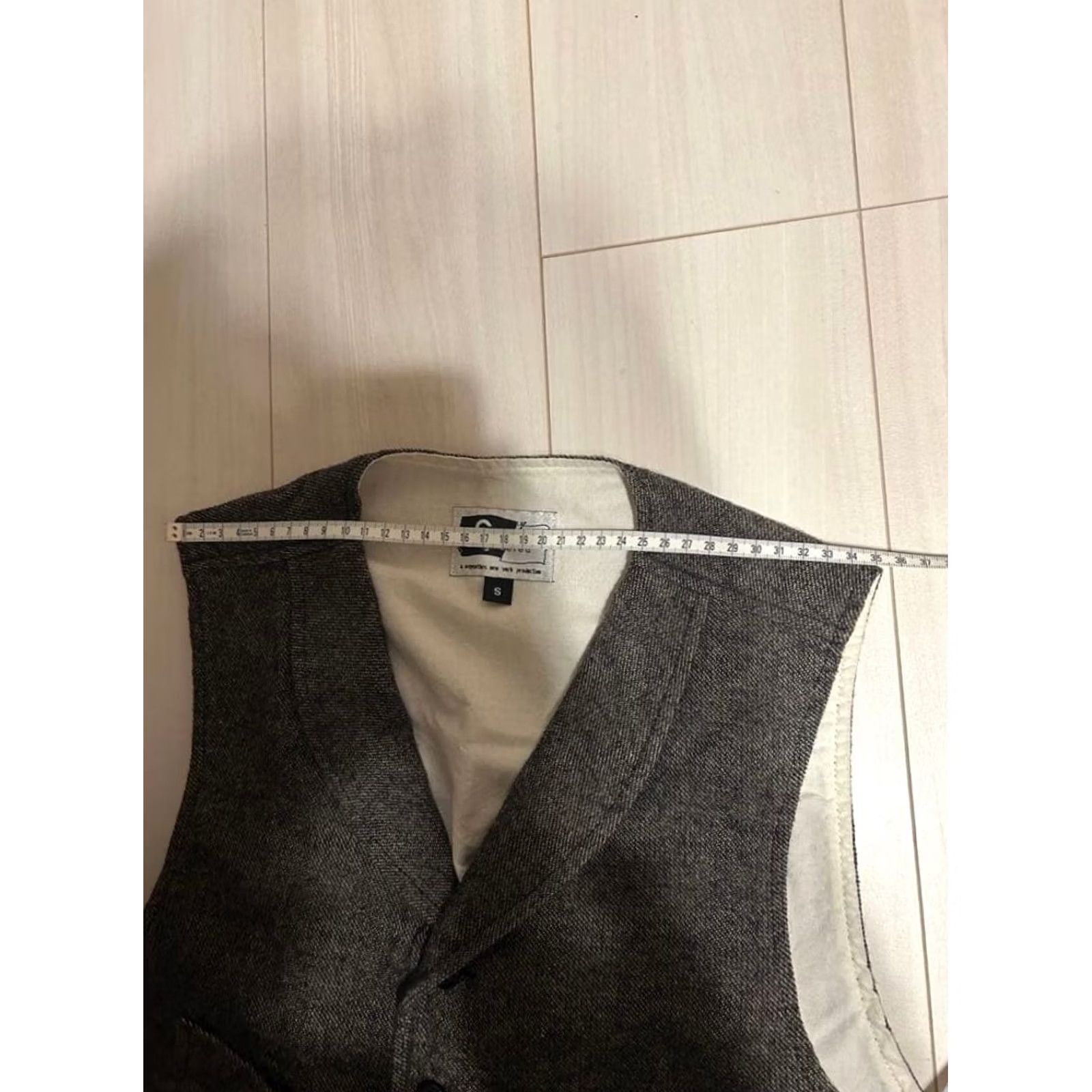 Engineered Garments ENGINEERED GARMENTS BEDFORD VEST - GREIGE - S - COTTON - 100% AUTH Size US S / EU 44-46 / 1 - 7 Thumbnail