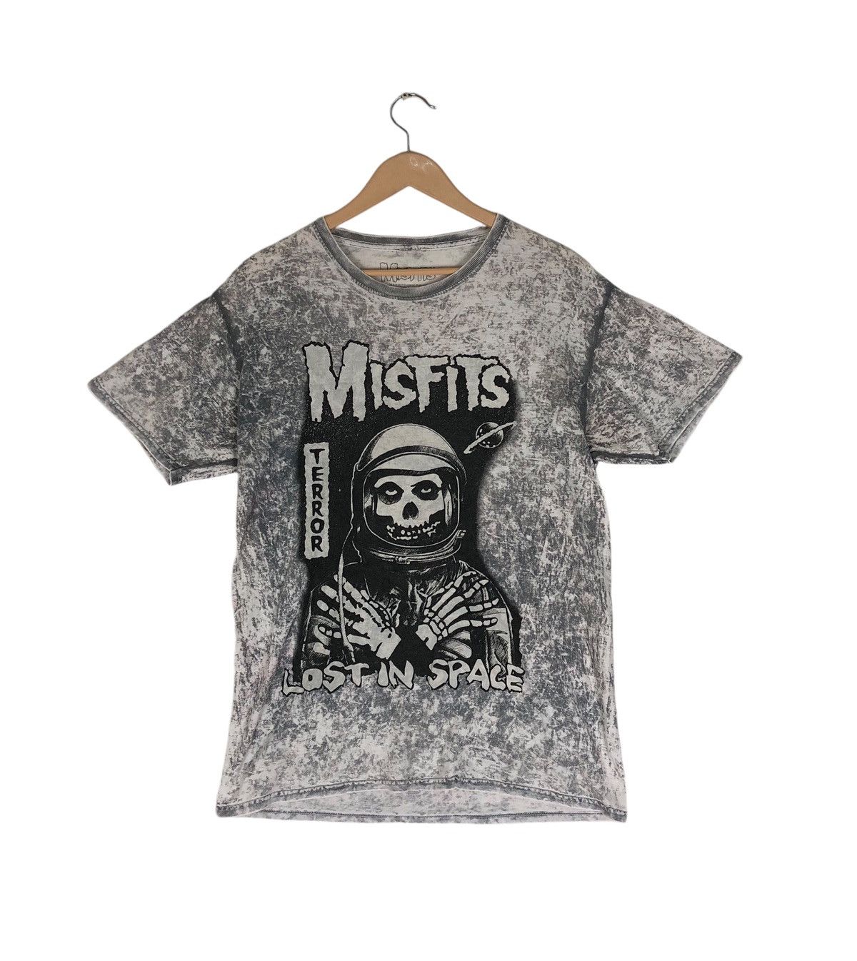 Band Tees Misfits Terror Lost In Space Stone Washed T shirt Size US M / EU 48-50 / 2 - 1 Thumbnail
