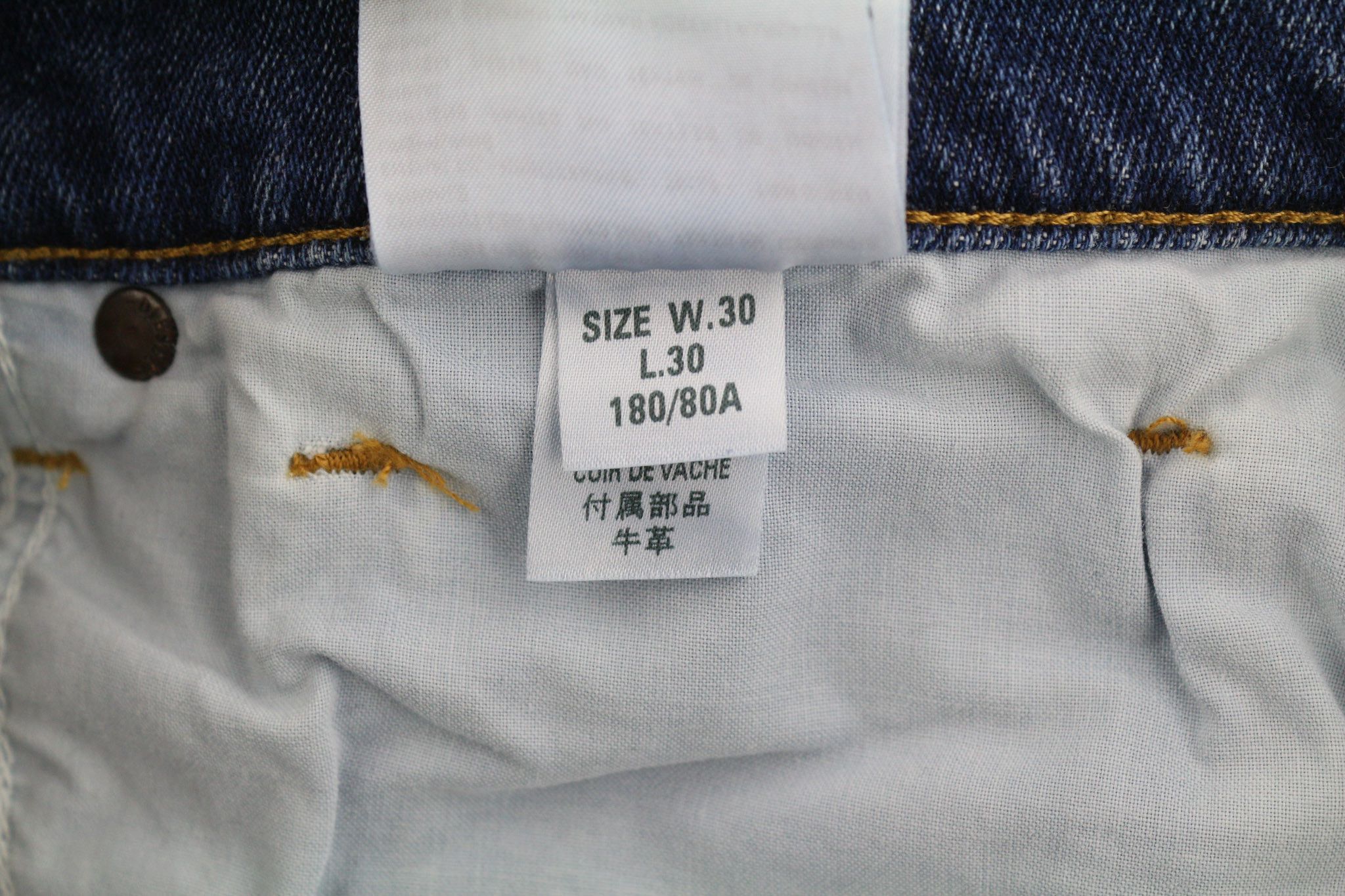 Diesel D-VIDER 0890X W30/L30 Carrot Stretch Blue 40437 Size US 30 / EU 46 - 13 Thumbnail