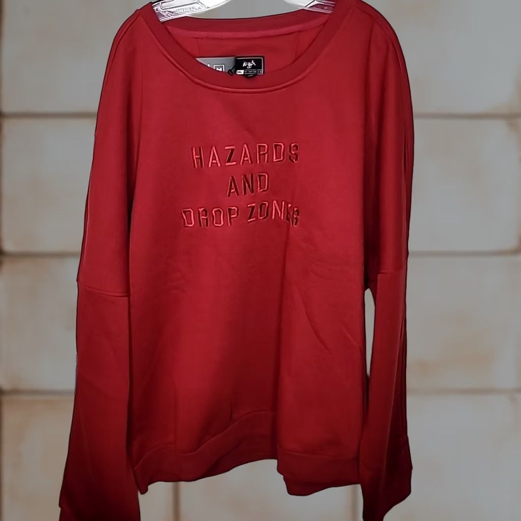 Vintage Waggle Red Hazards & Drop Zones Golfing Crew Sweatshirt Size US XXL / EU 58 / 5 - 1 Thumbnail