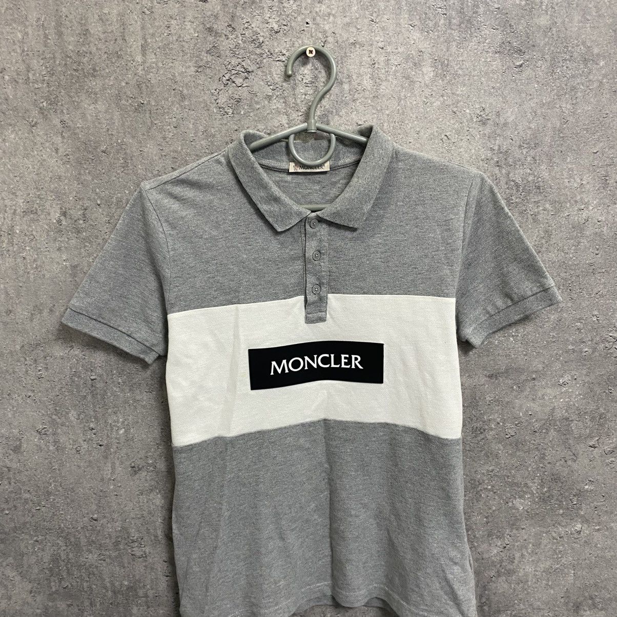 Moncler Moncler Polo T-shirt Big Logo Size US XS / EU 42 / 0 - 3 Thumbnail