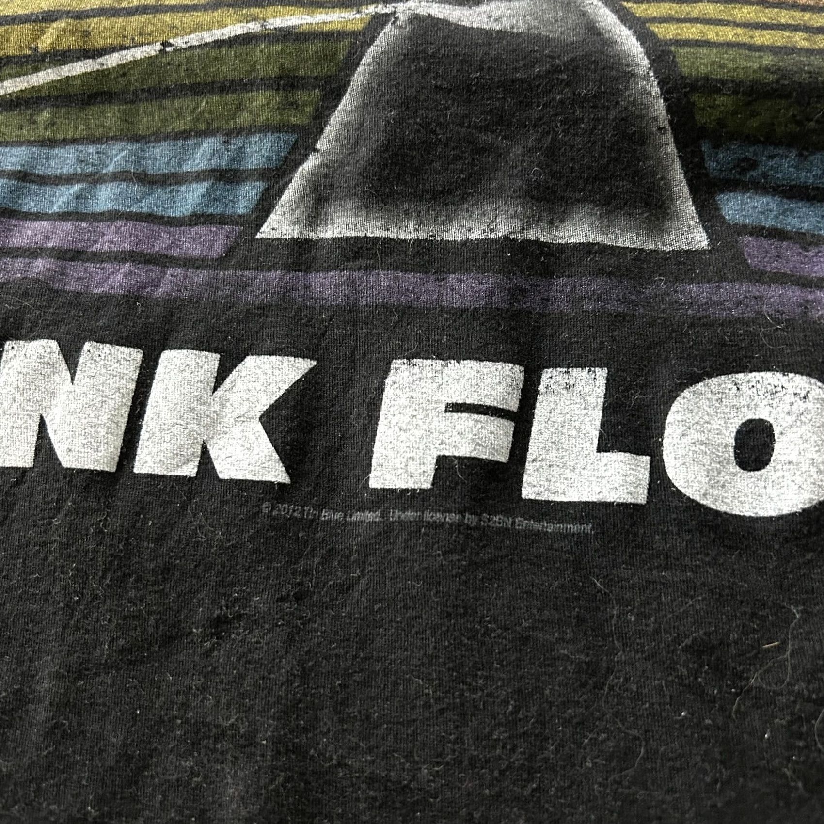 Liquid Blue Pink Floyd Band Shirt Mens Small Black Dark Side Of Moon T-Shirt Liquid Blue Size US S / EU 44-46 / 1 - 2 Thumbnail