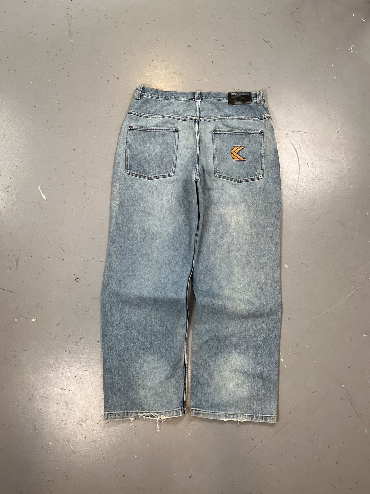 Karl Kani × Vintage Vintage Kani jeans distressed loose fit denim Size US 40 / EU 56 - 1 Thumbnail