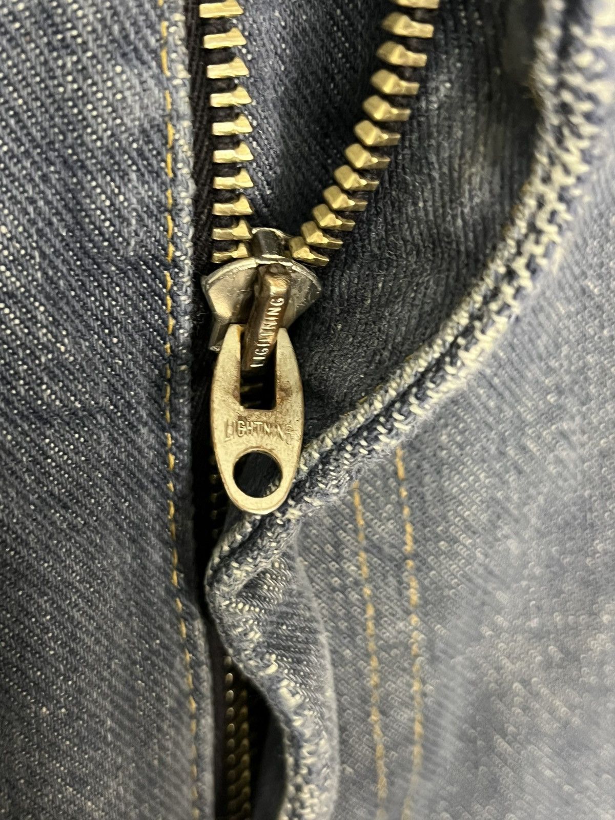 Other Great Western Garments Salvaged Denim Jeans 1950-1960 32x37 Size US 32 / EU 48 - 3 Thumbnail