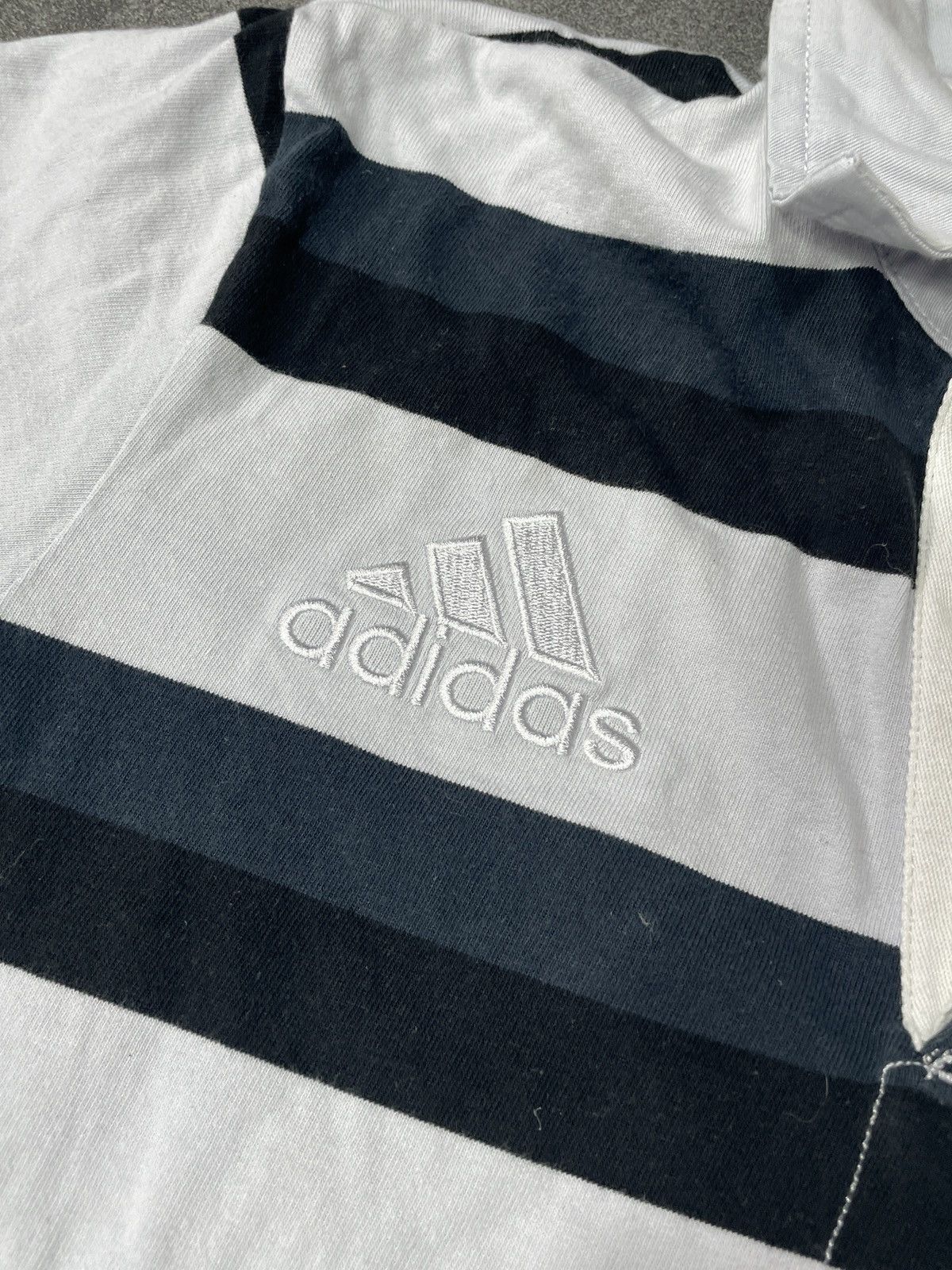 Adidas 🔥RARE🔥Adidas Rugby Union Vintage Y2K Polo Tee Rare 90s Size US L / EU 52-54 / 3 - 3 Thumbnail