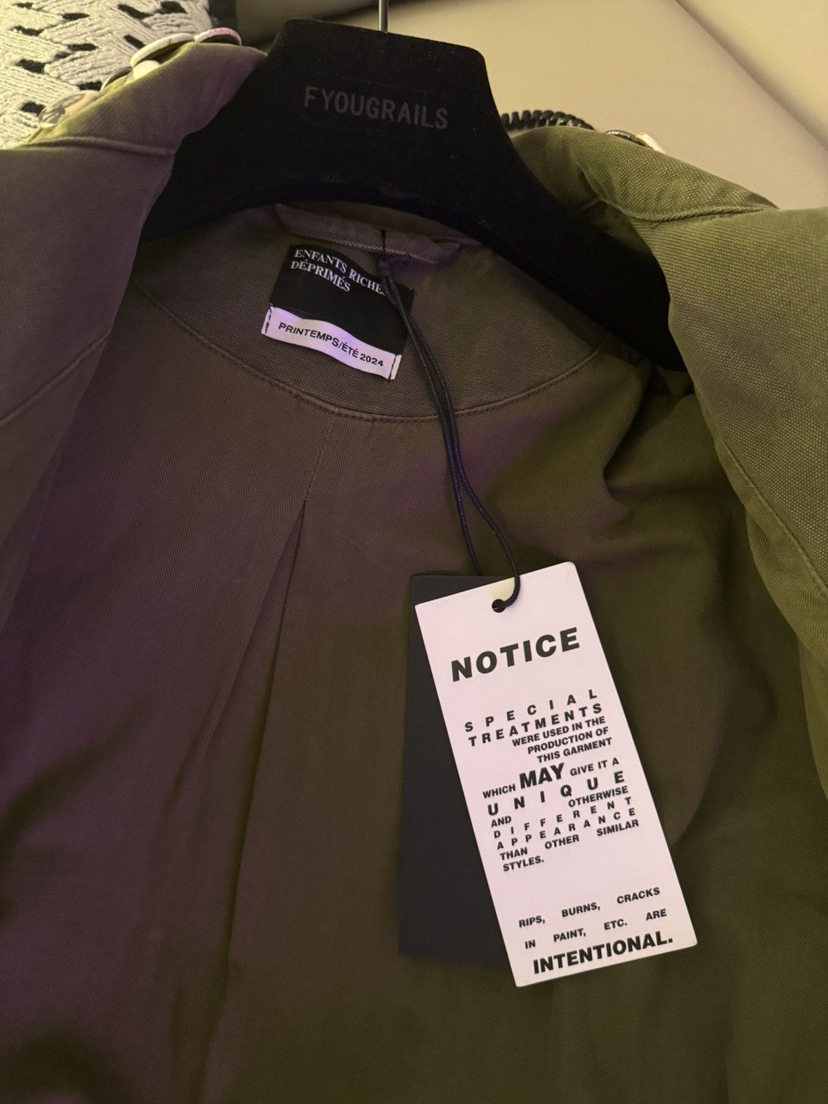 Enfants Riches Deprimes Enfants Riches Deprimes Berkley Acid Dealer Work Jacket Size US L / EU 52-54 / 3 - 13 Thumbnail