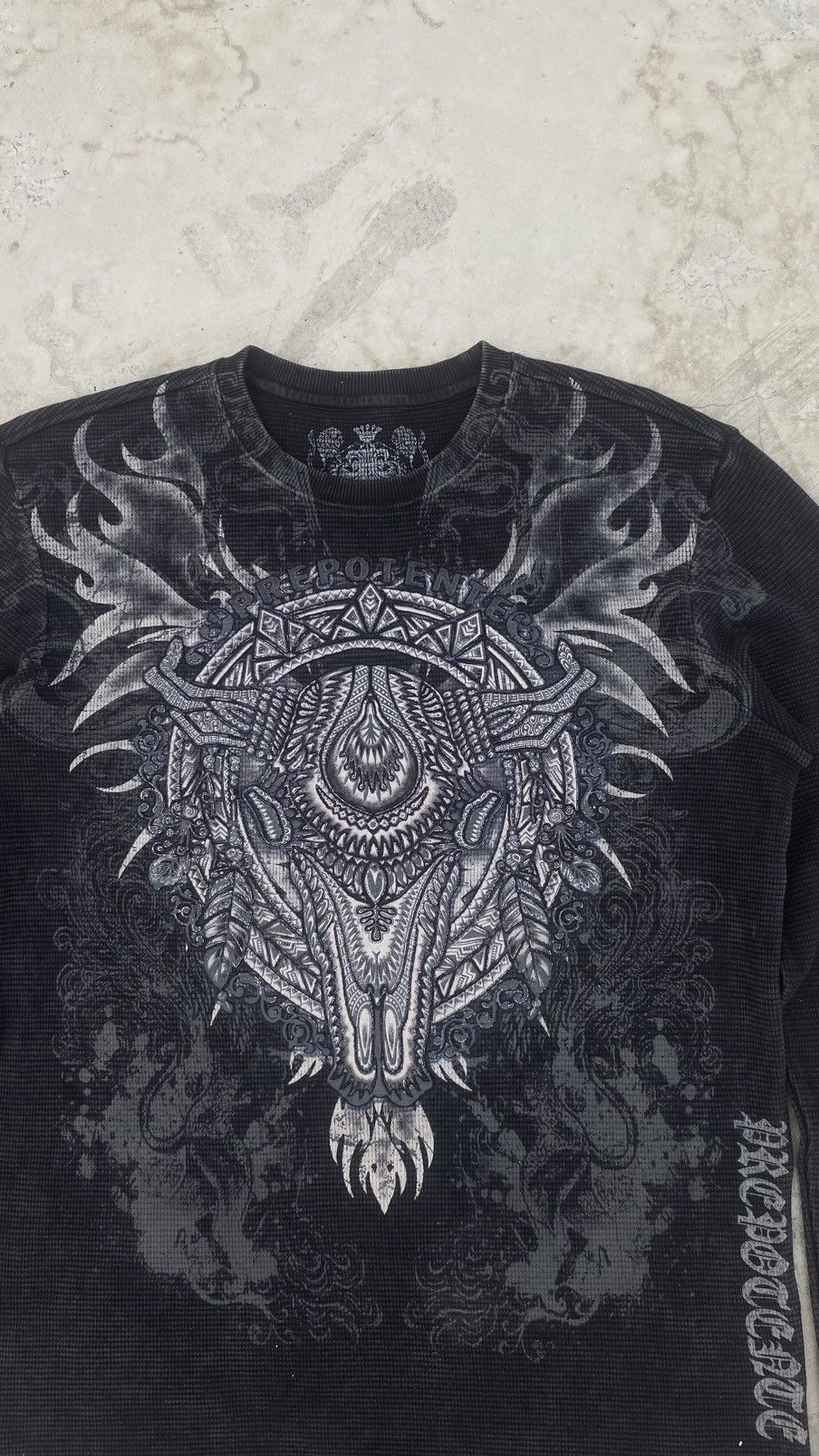 If Six Was Nine Y2K Prepotente Long Sleeve Waffle I6w9 Size US M / EU 48-50 / 2 - 2 Thumbnail