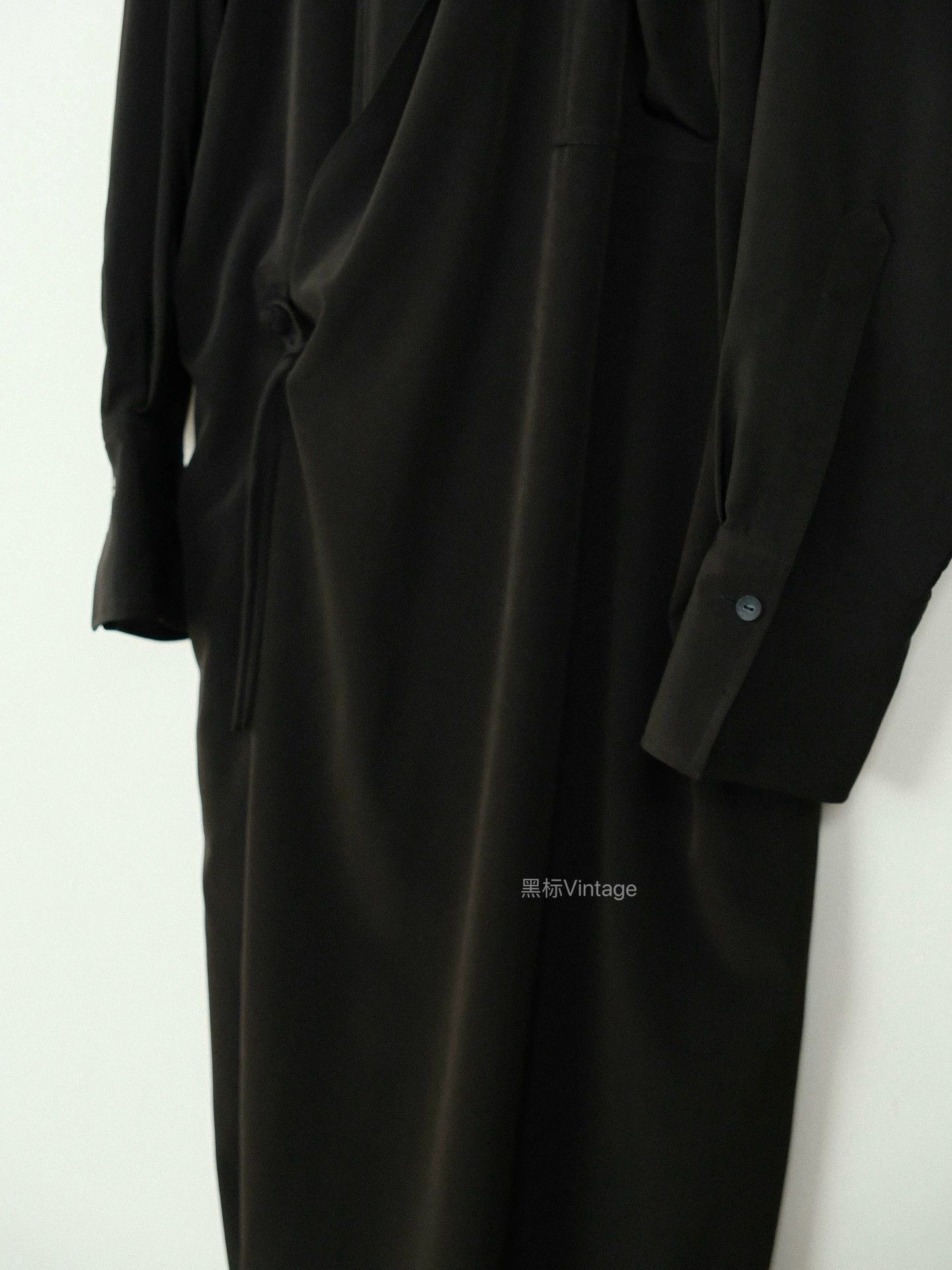 Yohji Yamamoto Yohji Yamamoto Y's 21ss Vtg Collar Triacetate Coat Women Size L / US 10 / IT 46 - 7 Thumbnail