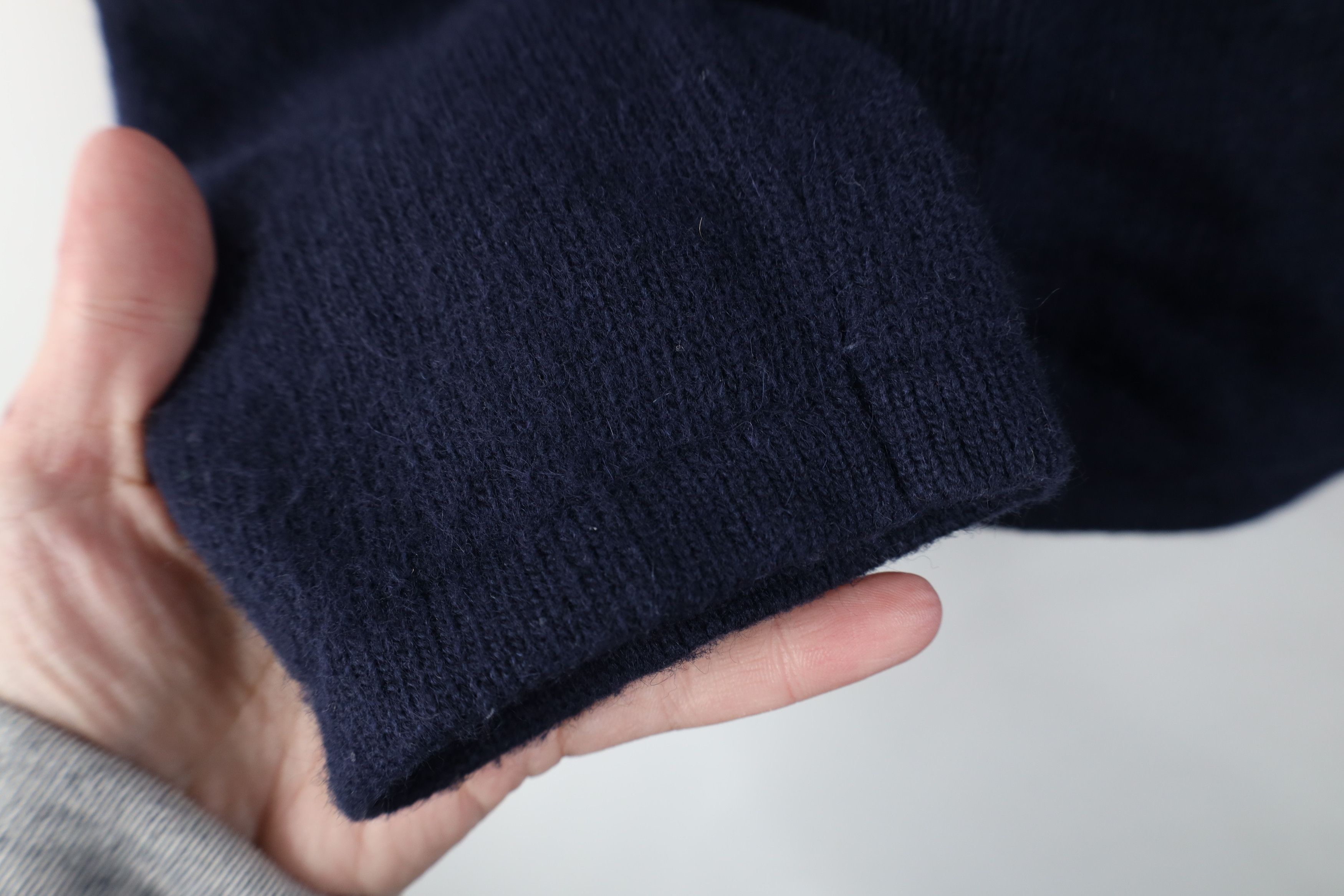 Vintage Vintage 90s Streetwear Lambswool Angora Knit Sweater Blue Size M / US 6-8 / IT 42-44 - 5 Thumbnail