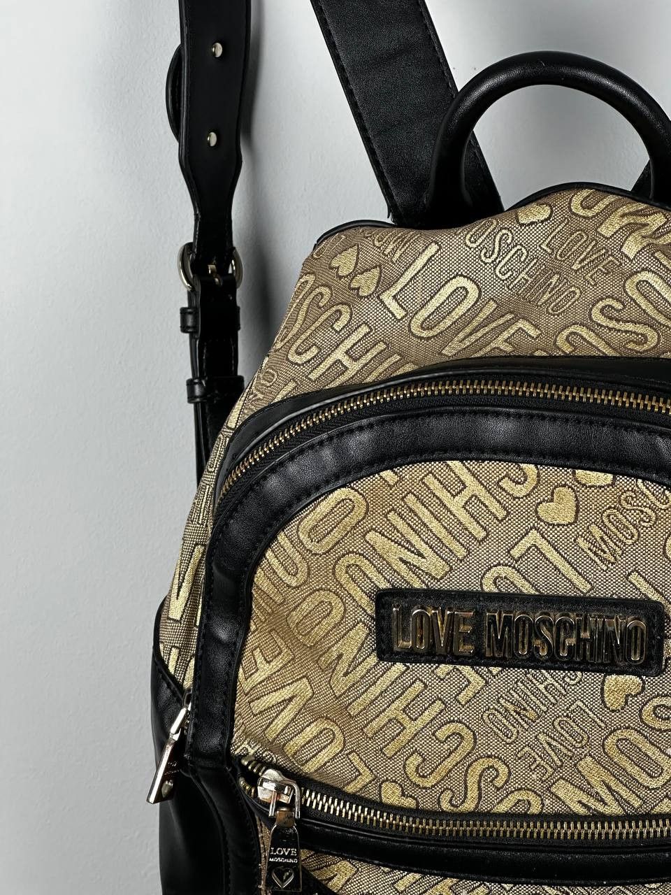 Moschino Love Moschino Luxury Leather Iconic Backpack Size ONE SIZE - 7 Thumbnail