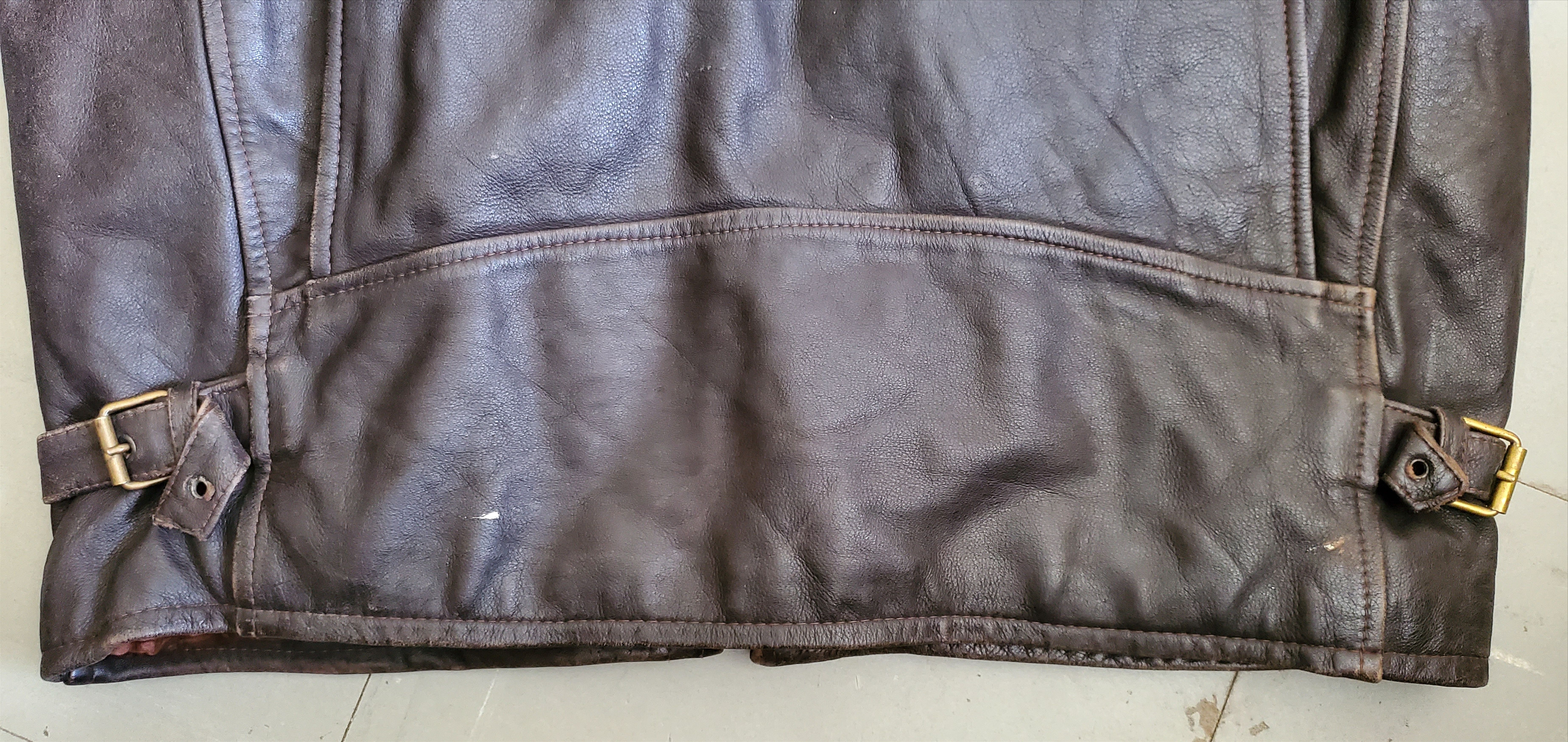 NFL Vintage REDSKINS Leather Cockpit Jacket Size US M / EU 48-50 / 2 - 5 Thumbnail