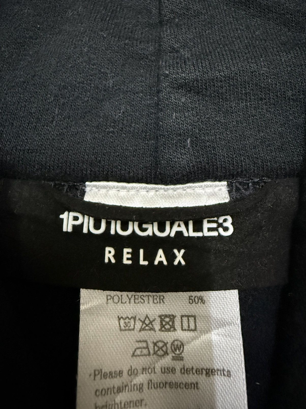 Japanese Brand 1PIU1UGUALE3 pink word pullover sweater hoodie Size US L / EU 52-54 / 3 - 7 Thumbnail