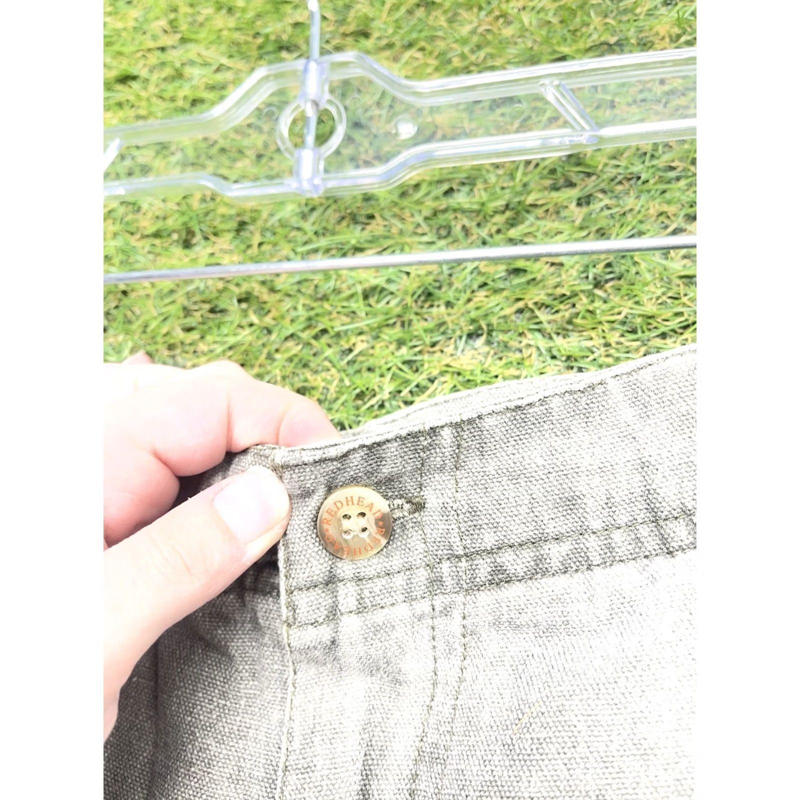 Vintage VINTAGE Red Head Chino Pants Mens M 30x31 Elastic Waist 5-Pocket Cargo Flannel Lined 90s Size US 31 - 4 Thumbnail
