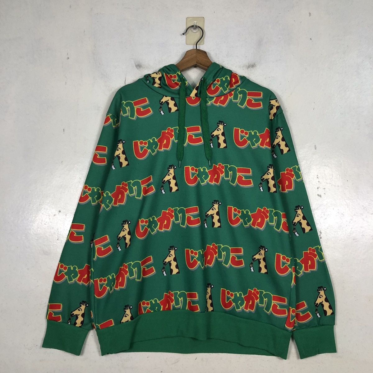 Japanese Brand 📌Vintage Hoodie Pull Over Okashi Collabo Full Print Size US L / EU 52-54 / 3 - 13 Thumbnail
