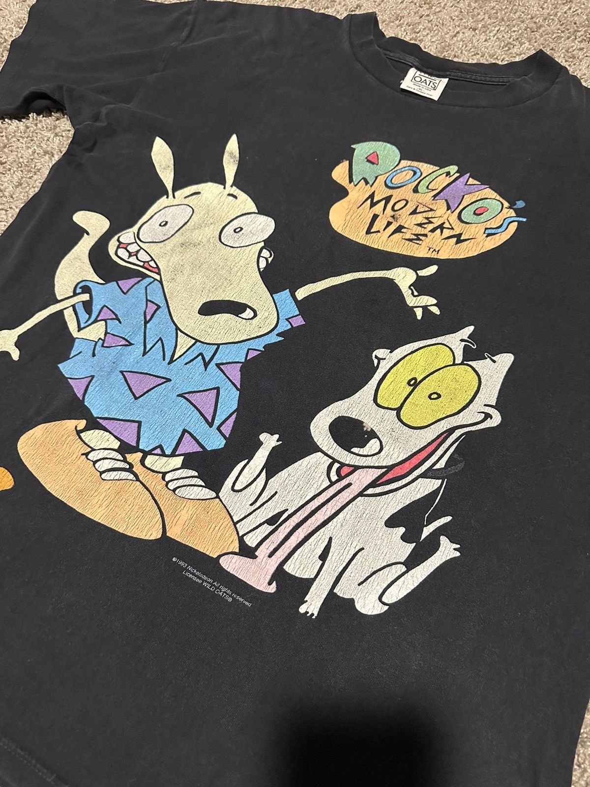 Vintage Rockos Modern Life Vintage T-shirt Xl 1993 Nickelodeon Size US XL / EU 56 / 4 - 8 Thumbnail