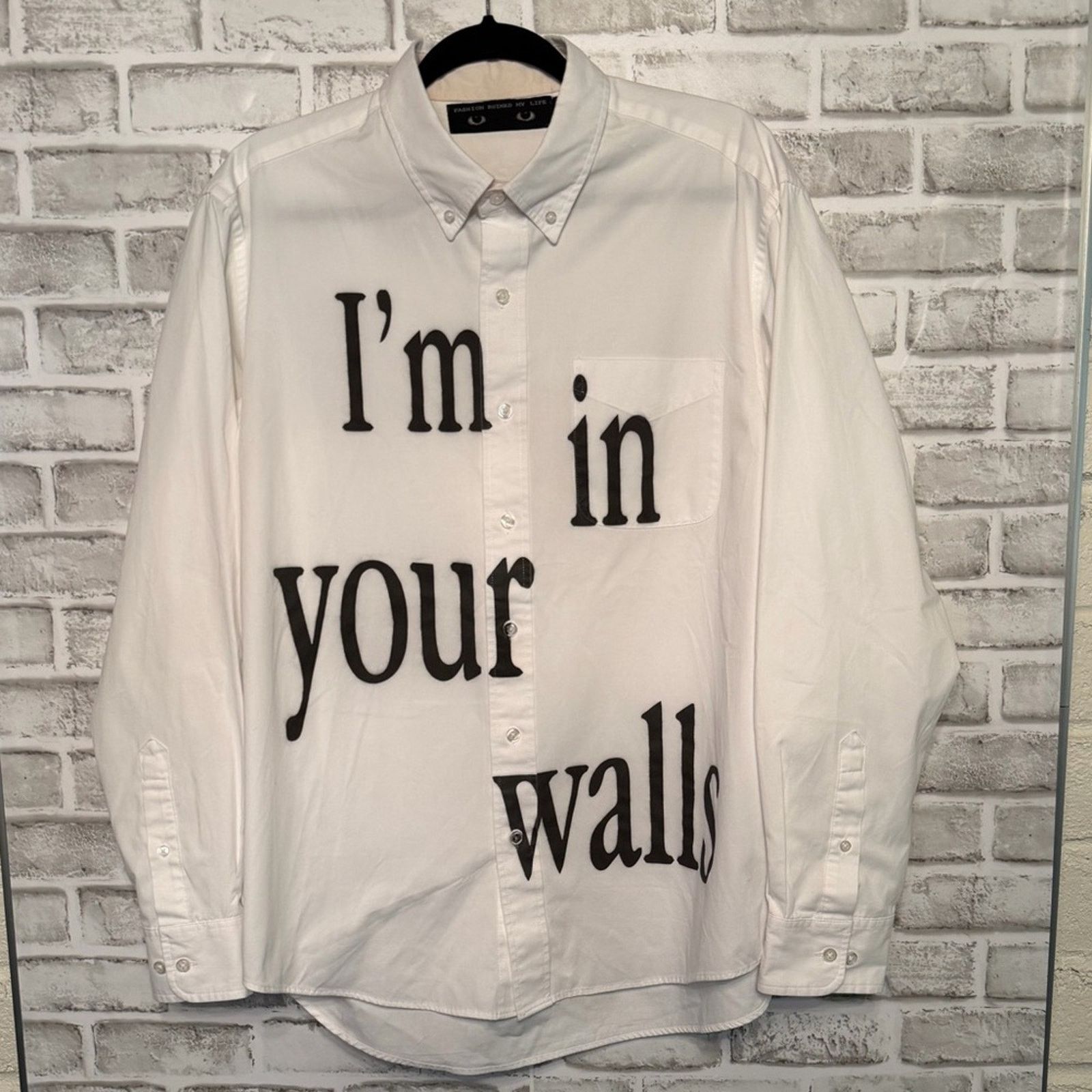 Other rare Fashion Ruined My Life I’m in your walls Graphic Shirt Size US L / EU 52-54 / 3 - 7 Thumbnail