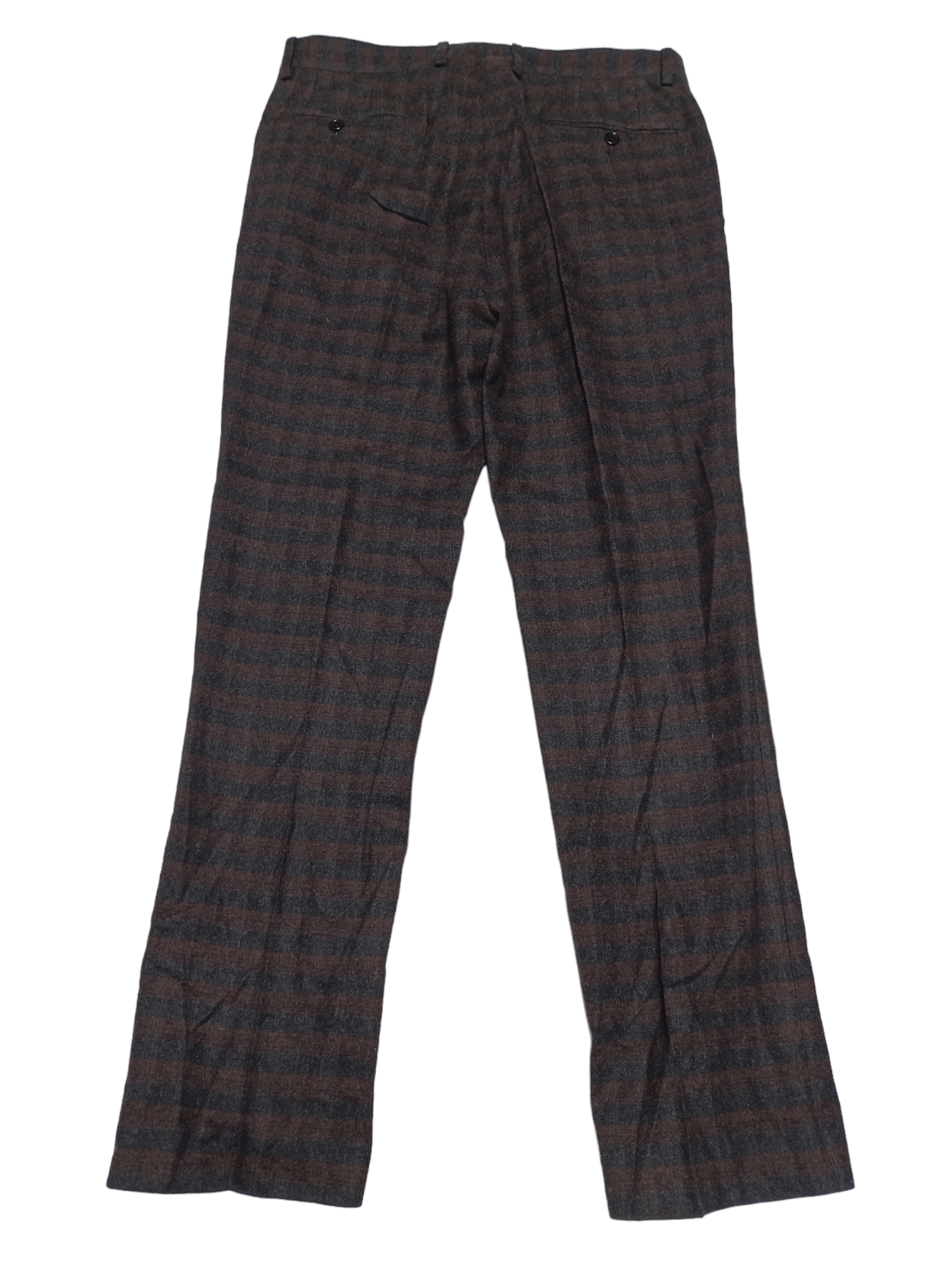 Other VINTAGE MADE IN ITALY VIRGIN LANA WOOL PANTS IL LANFICO Size US 32 / EU 48 - 2 Thumbnail