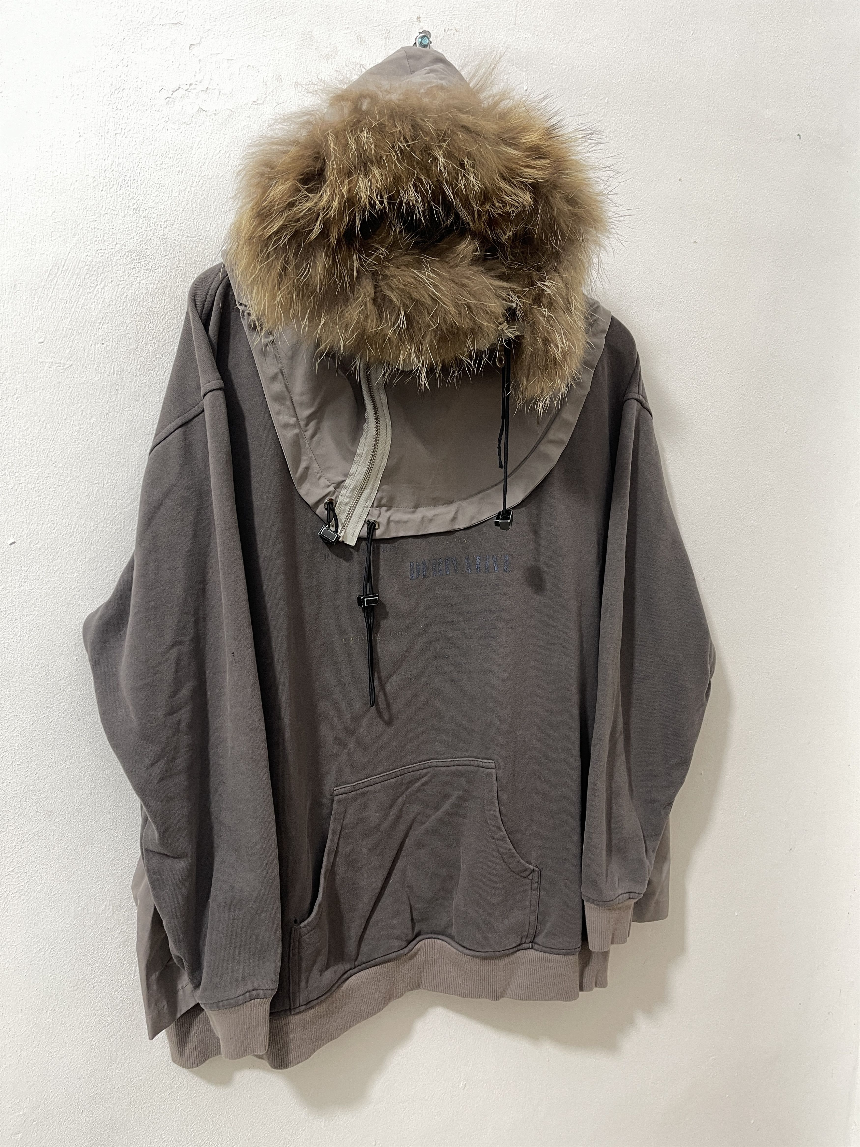 Japanese Brand 2000s Derivative Japan Archive Designer Fur Vkei Hoodie Size US XL / EU 56 / 4 - 3 Thumbnail
