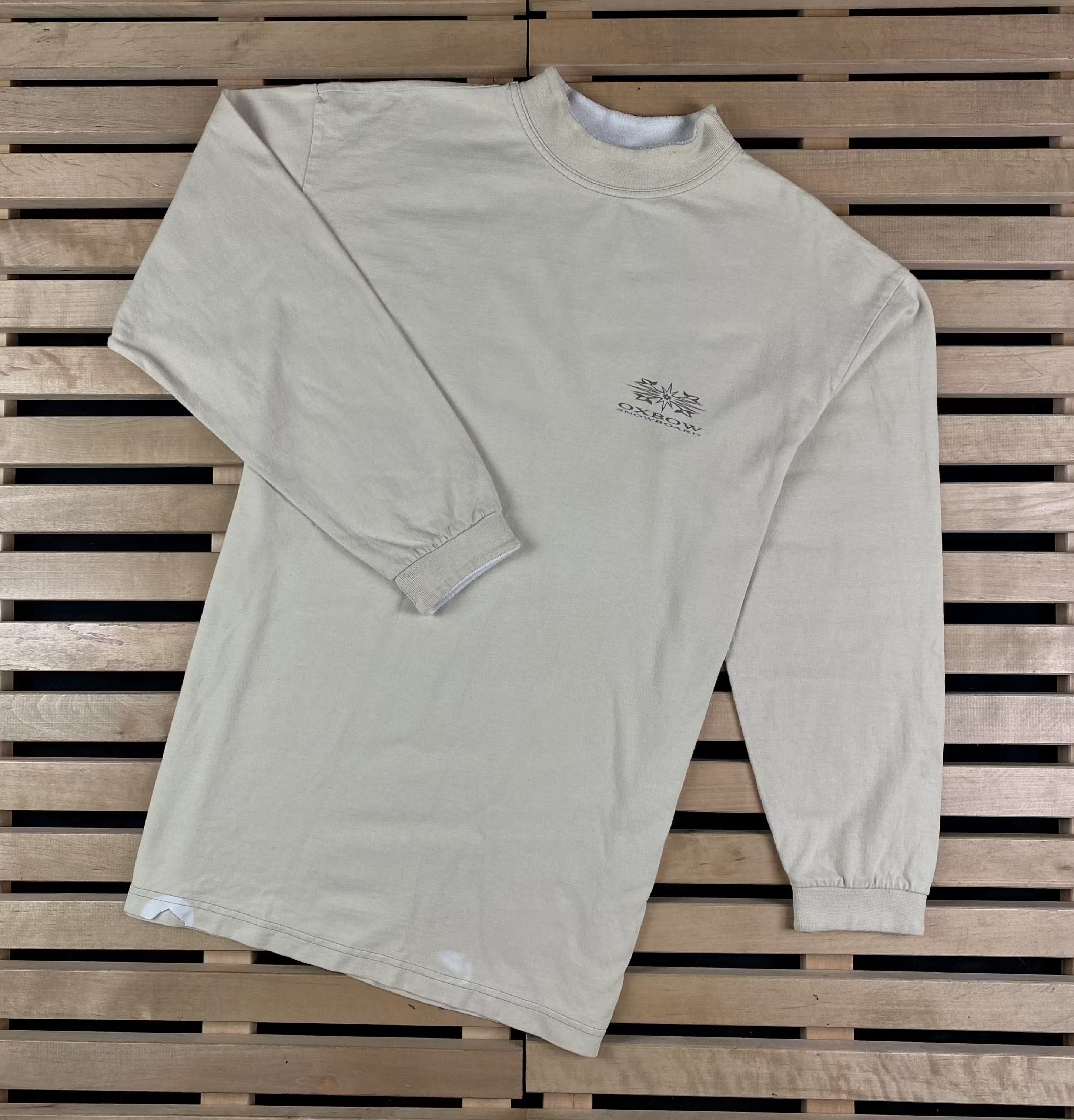 Vintage Mens Vintage Long Sleeve Sweatshirt OXBOW Snowboard Size M Size US M / EU 48-50 / 2 - 1 Thumbnail