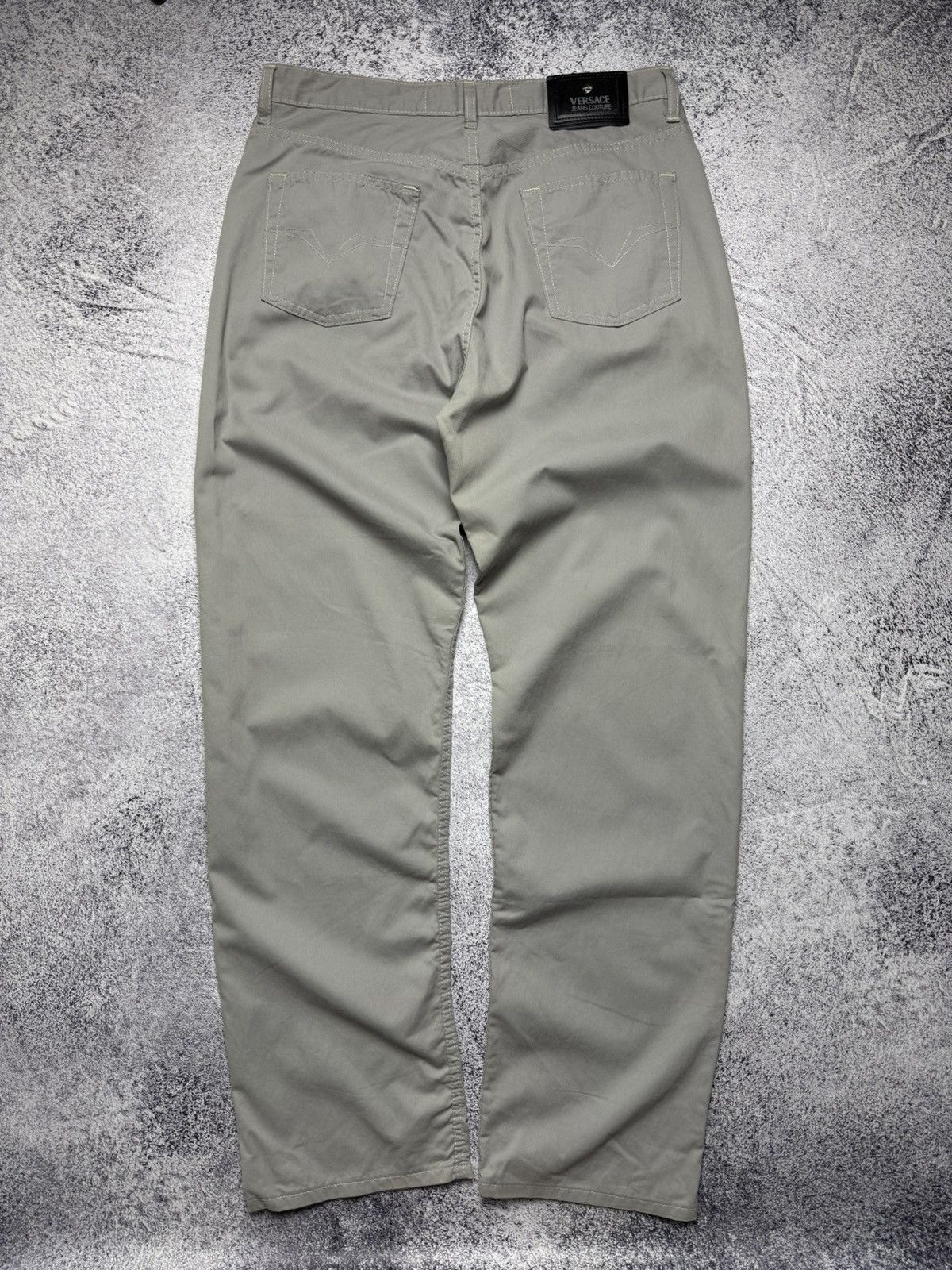 Versace Vintage 90s Versace Pants Rare Luxury Designer Chino Style Size US 34 / EU 50 - 1 Thumbnail
