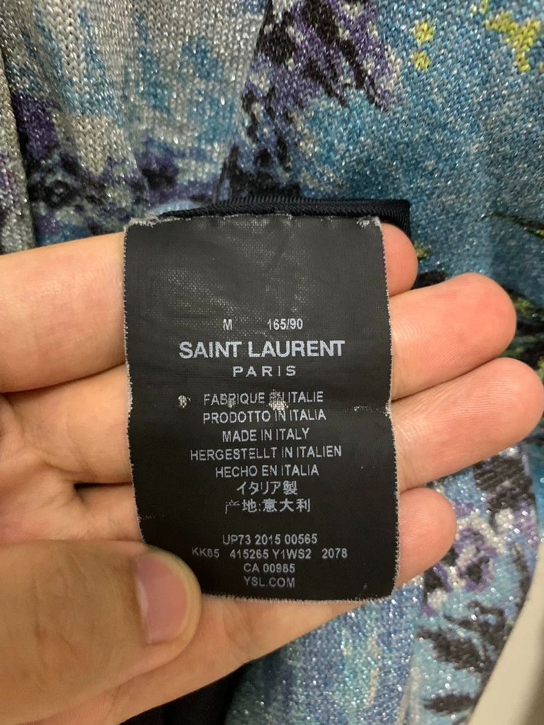 Other Saint Laurent 16SS Wave Print Cardigan- Size US M / EU 48-50 / 2 - 4 Thumbnail