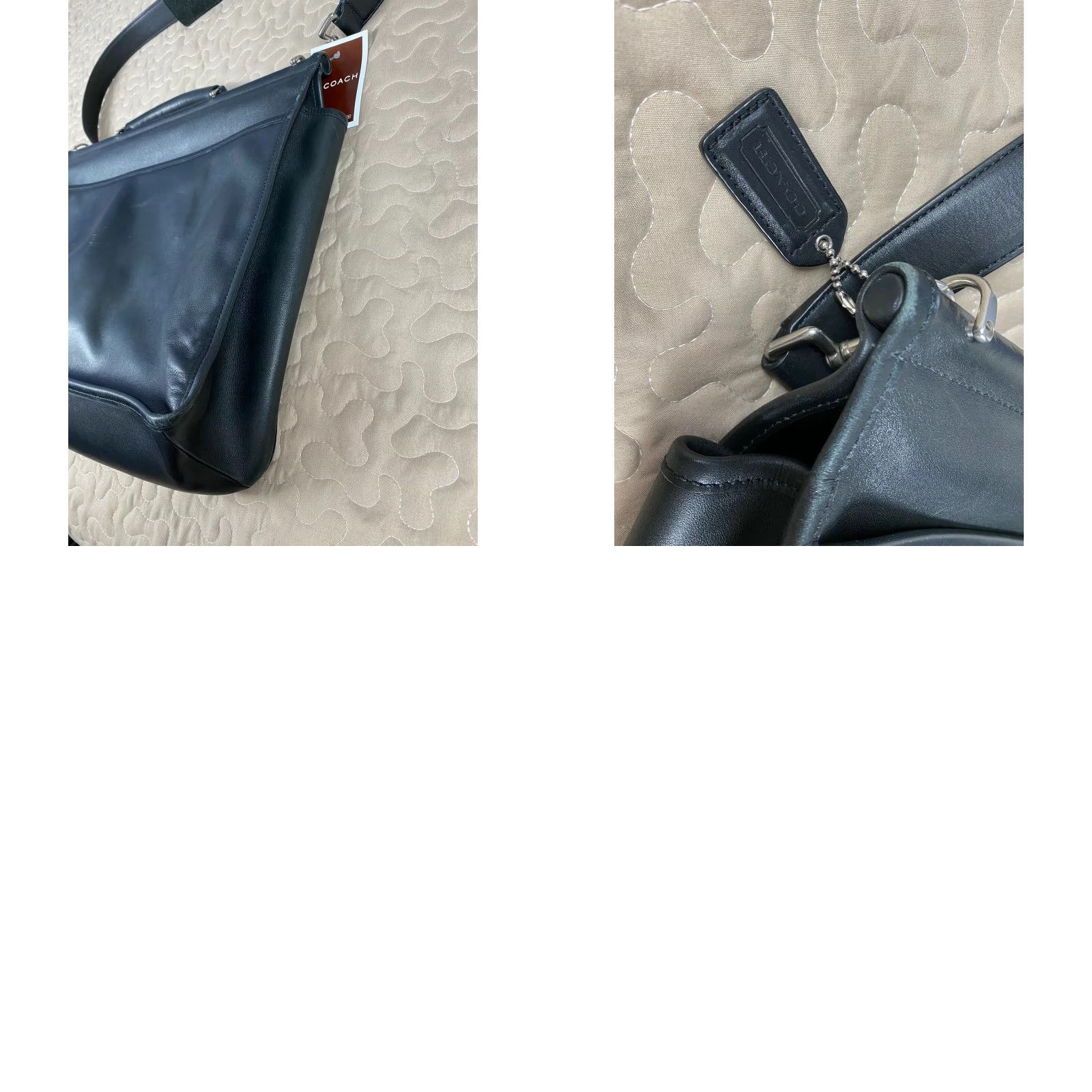 Coach Coach Mens Briefcase Black Leather Laptop Messenger Shoulder Strap Bag New 06456 Size ONE SIZE - 8 Thumbnail