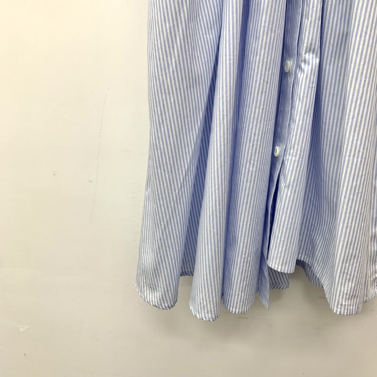 Prada Prada Blue And White Striped Long Sleeve Shirt Dress K26WX Size S / US 4 / IT 40 - 5 Thumbnail