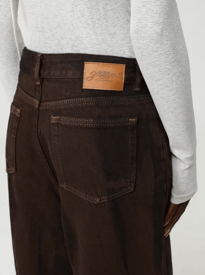Ganni BNWT AW25 GANNI WIDE LEG DENIM JEANS 30 Size 30" / US 8 / IT 44 - 12 Thumbnail