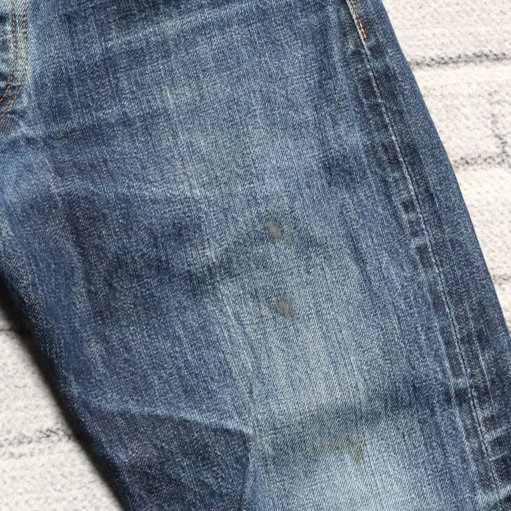 Japan Blue Japan Blue Circle Denim Jeans Size 30-31 Regular Distressed Vintage Men Denim Jeans Medium Wash Distressed Vintage Mens 30-31 32 1/2 Circles? Size US 30 / EU 46 - 4 Thumbnail
