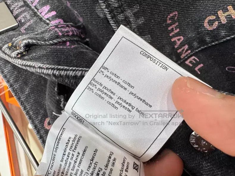 Chanel Chanel Grey jeans Size 42" / US 20 - 9 Thumbnail