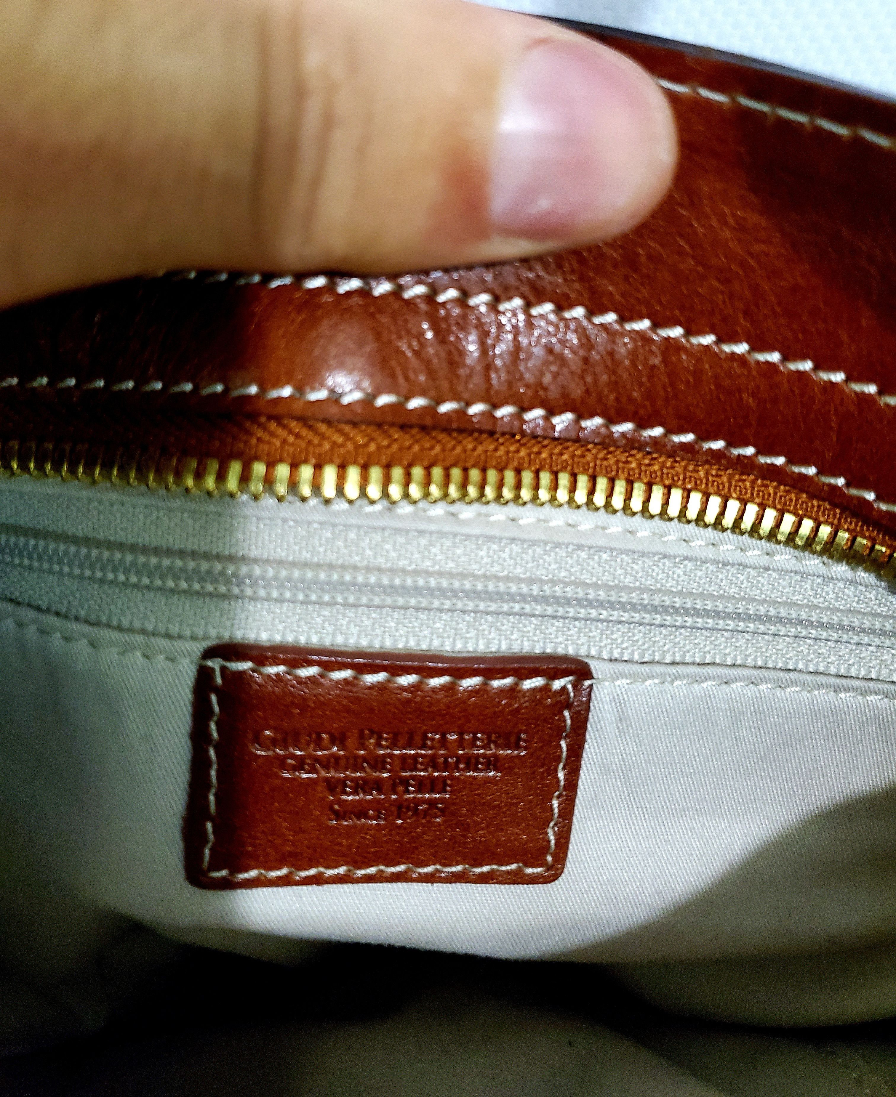 Guidi × Vintage Giudi Leather Satchel Shoulder Bag Size ONE SIZE - 7 Thumbnail