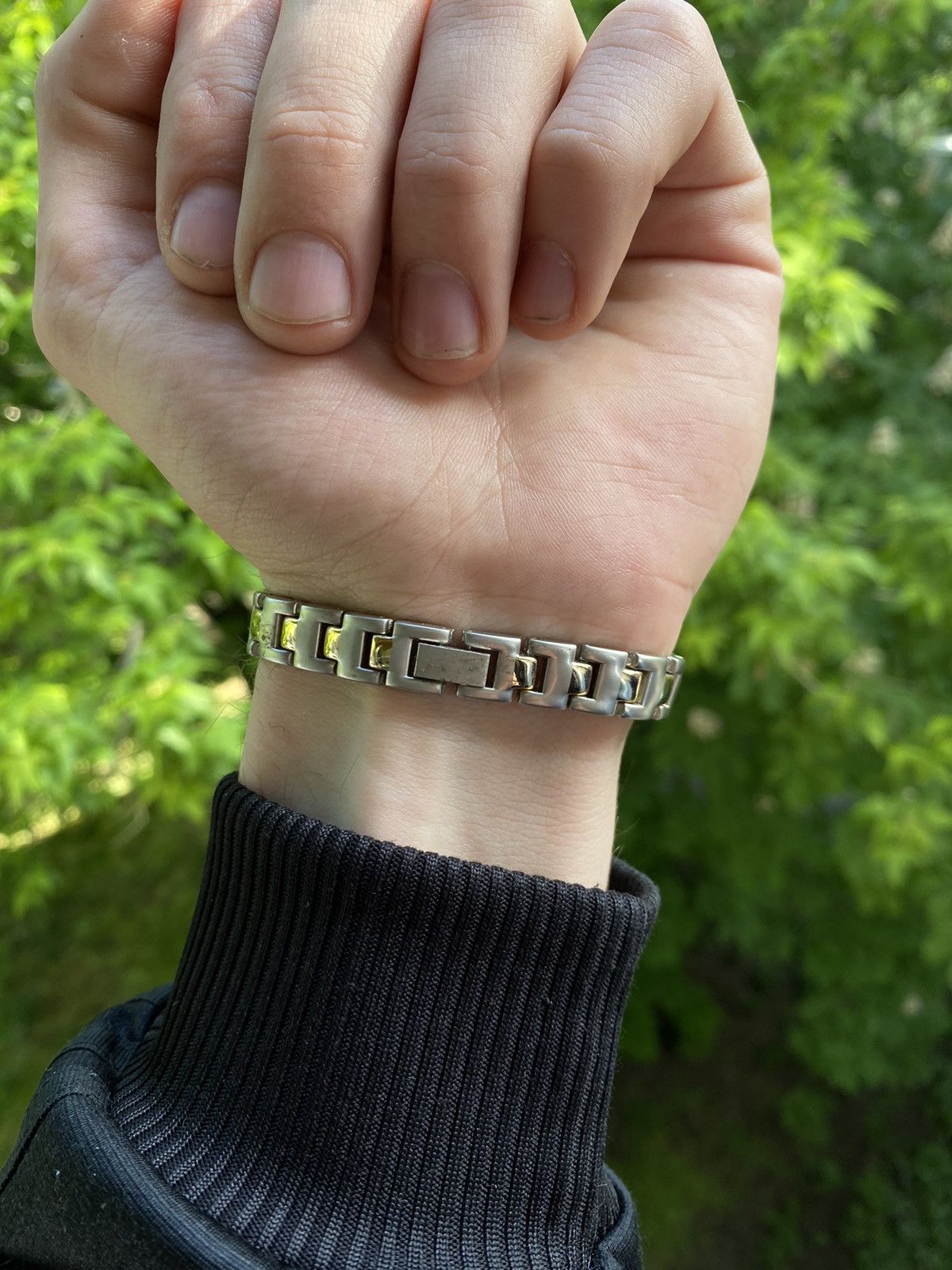 Japanese Brand × Jewelry × Vintage Elegant Two-Tone Watch - Silver & Gold Size ONE SIZE - 3 Thumbnail