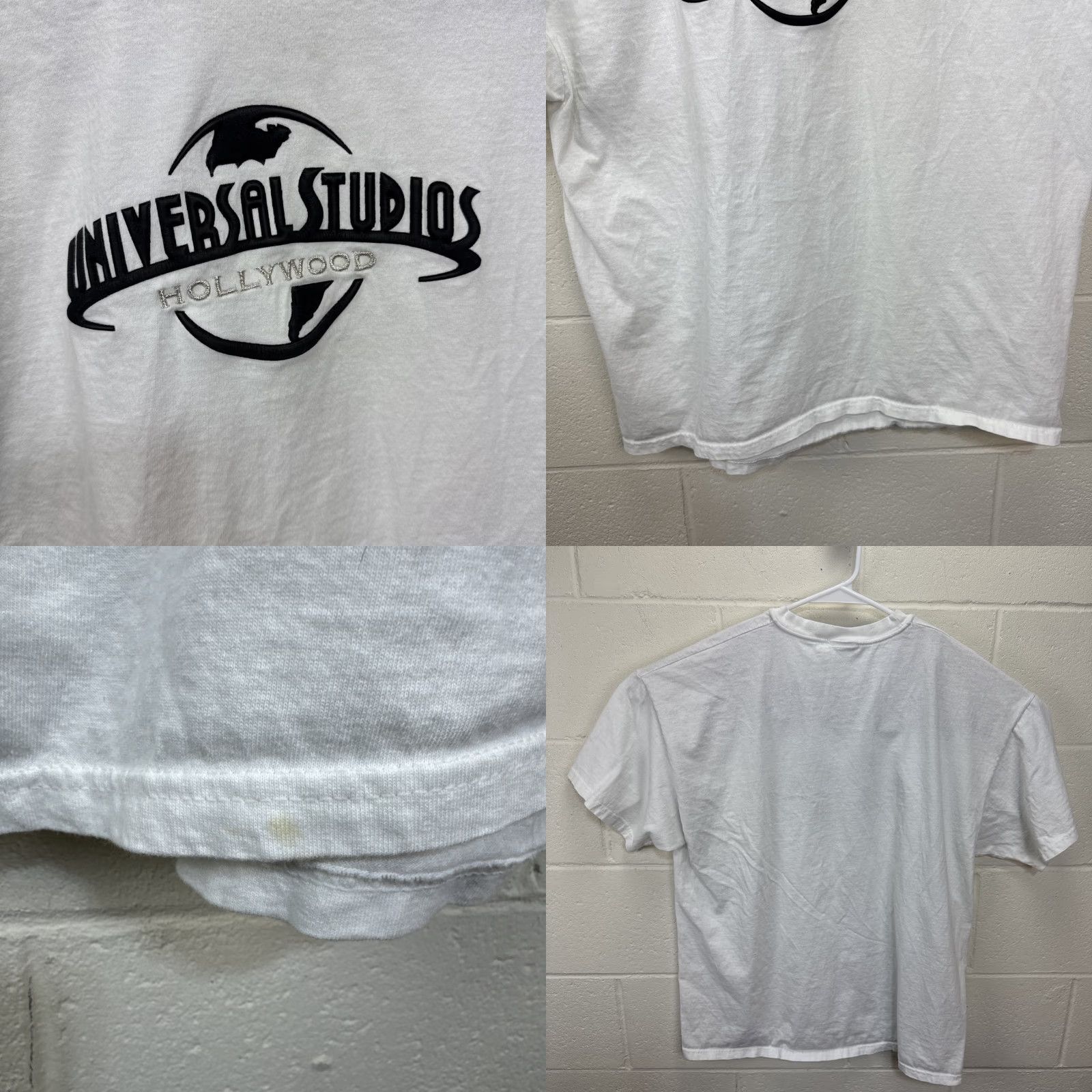 Vintage VINTAGE Universal Studios Orlando Florida USA Embroidered T Shirt Mens XL White Size US XL / EU 56 / 4 - 8 Thumbnail